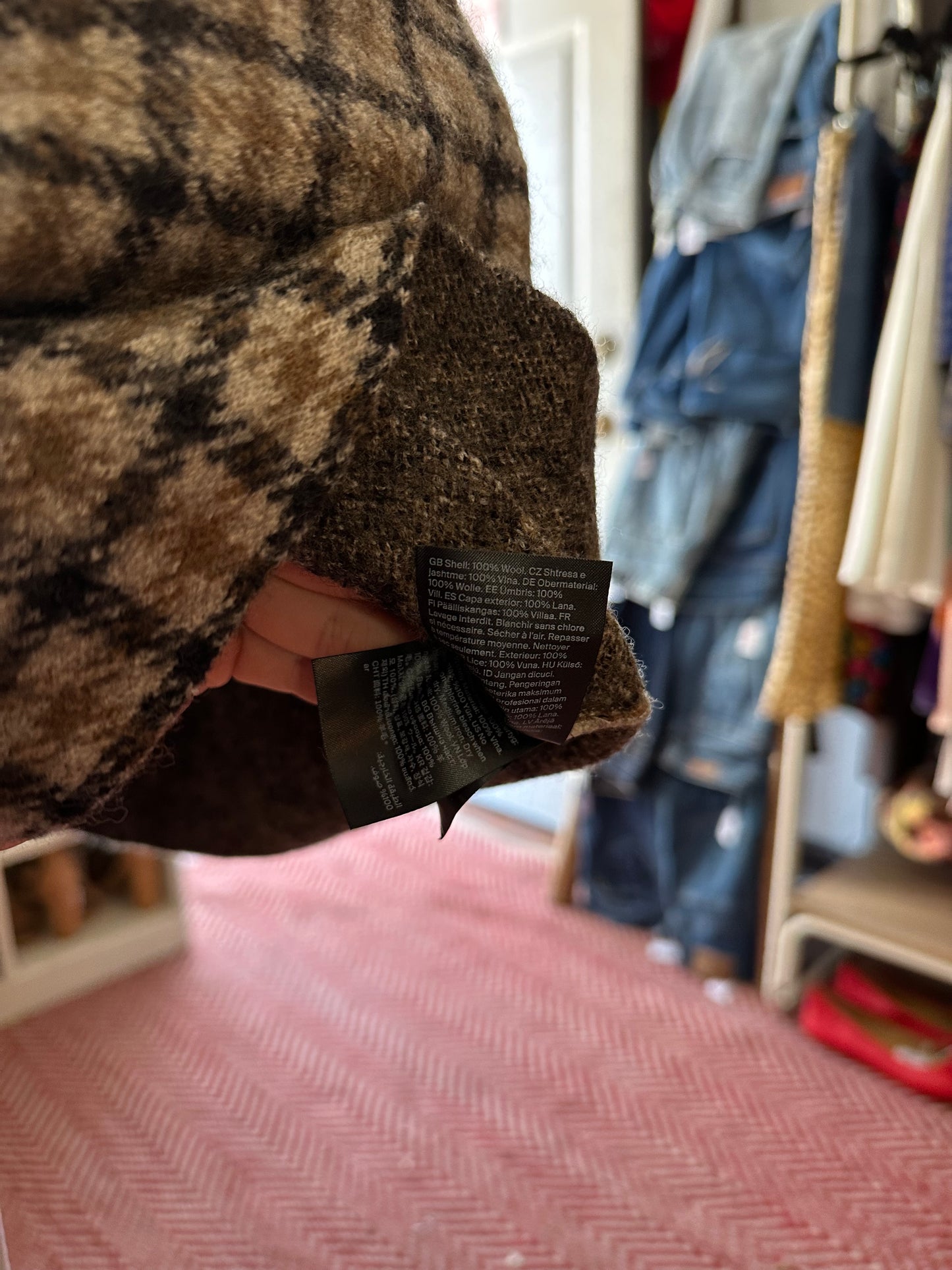 COS | Mini Plaid 100% Wool Skirt, XS