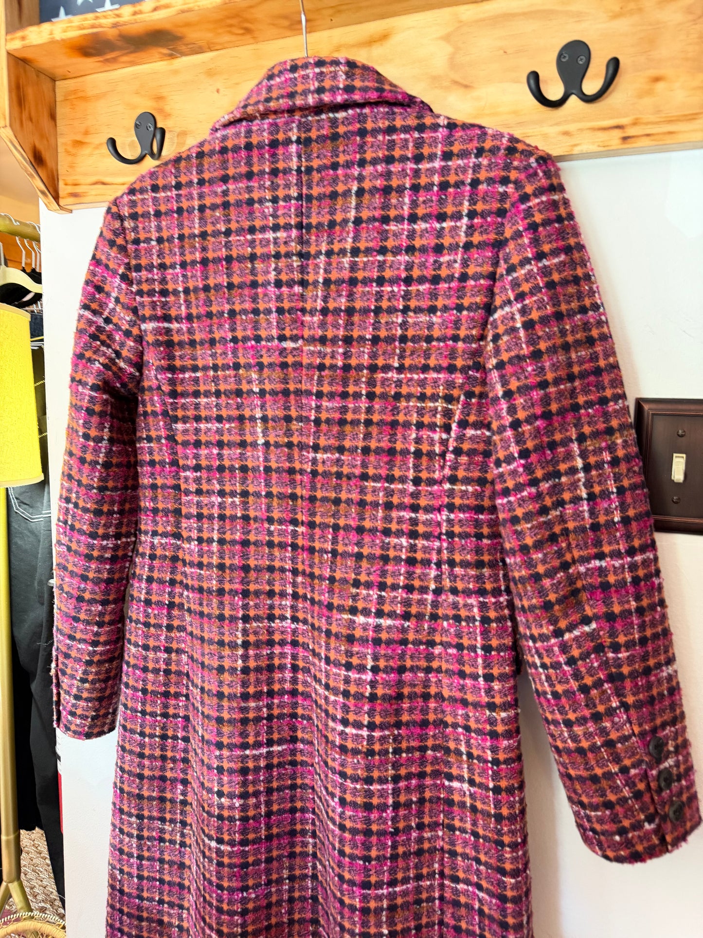 Avec Les Filles | Tweed Maxi Coat Boucle, S/P