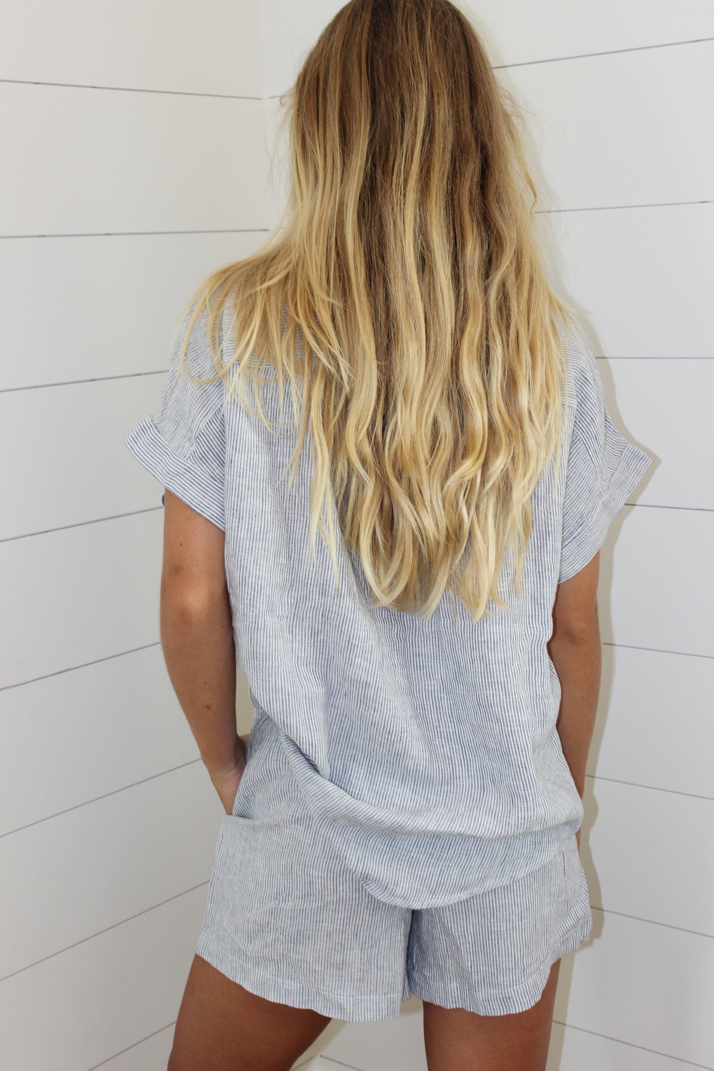 Quince | Linen Striped Set, M