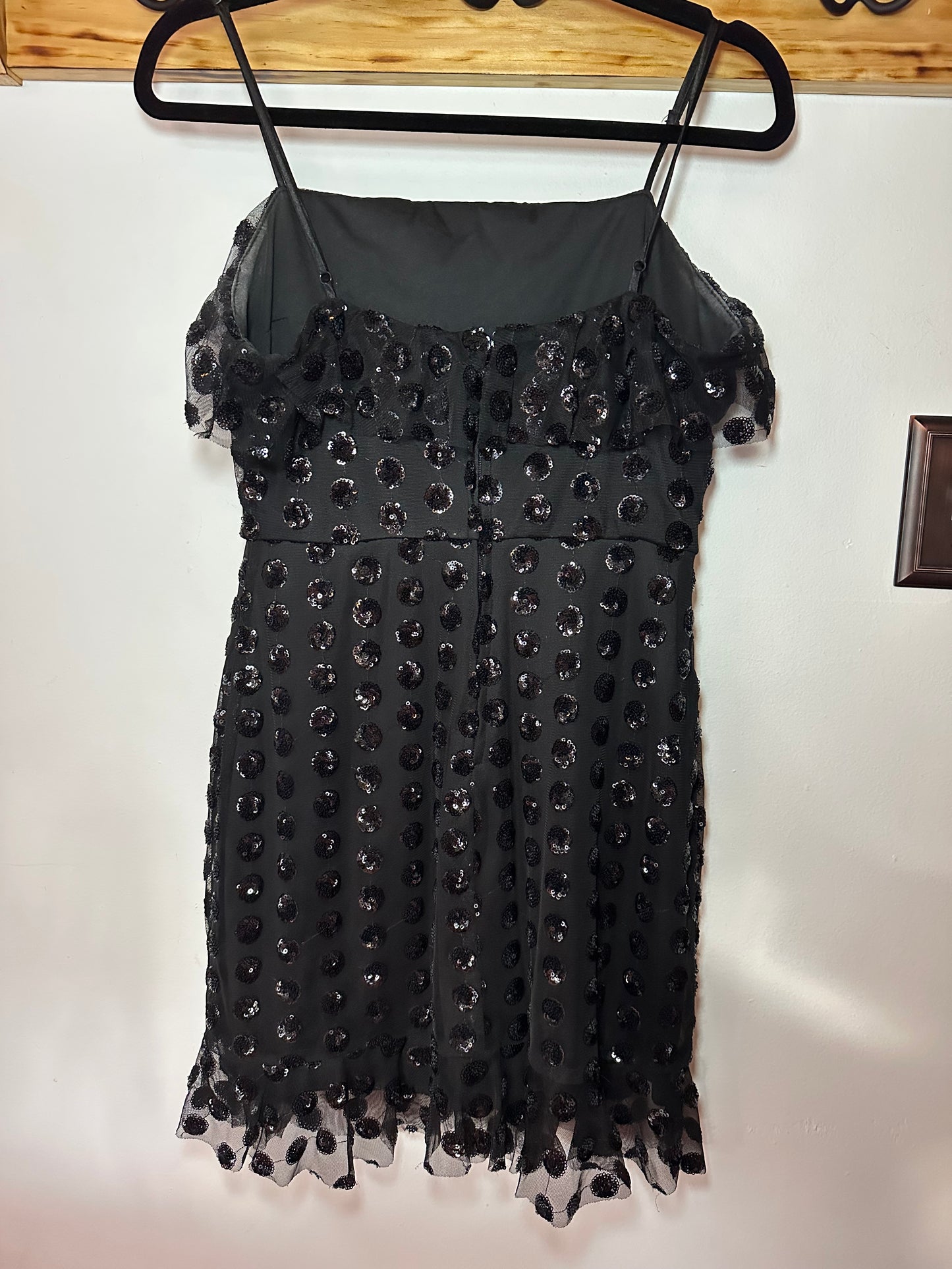 Altar'd State | Black Sparkly Cocktail Dress