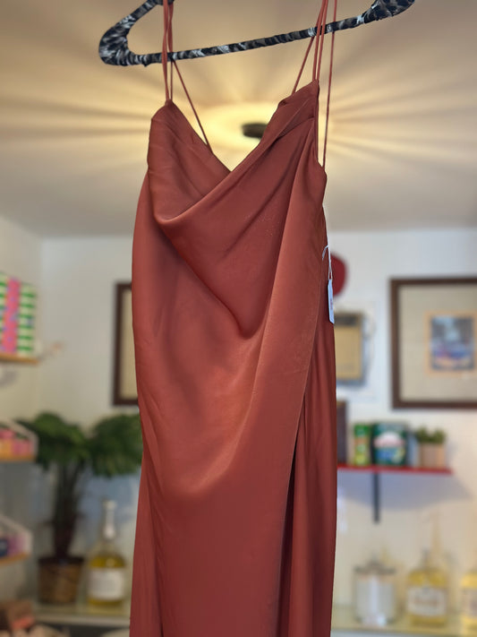 Satin Maxi Dress