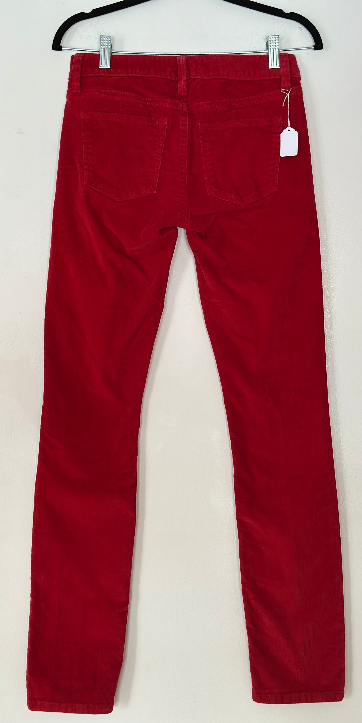Banana Republic | Flat Front Red Corduroy Pants