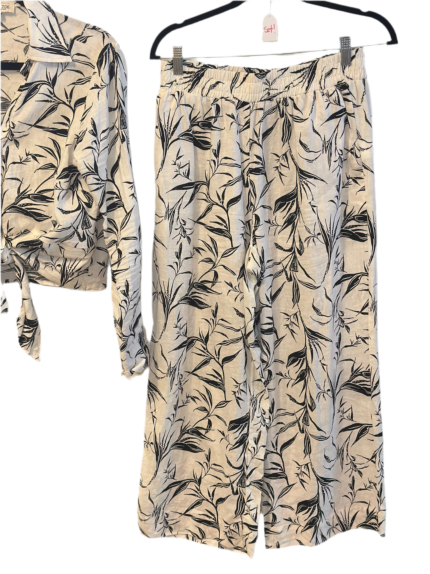 Rachel Zoe | Linen Printed Set