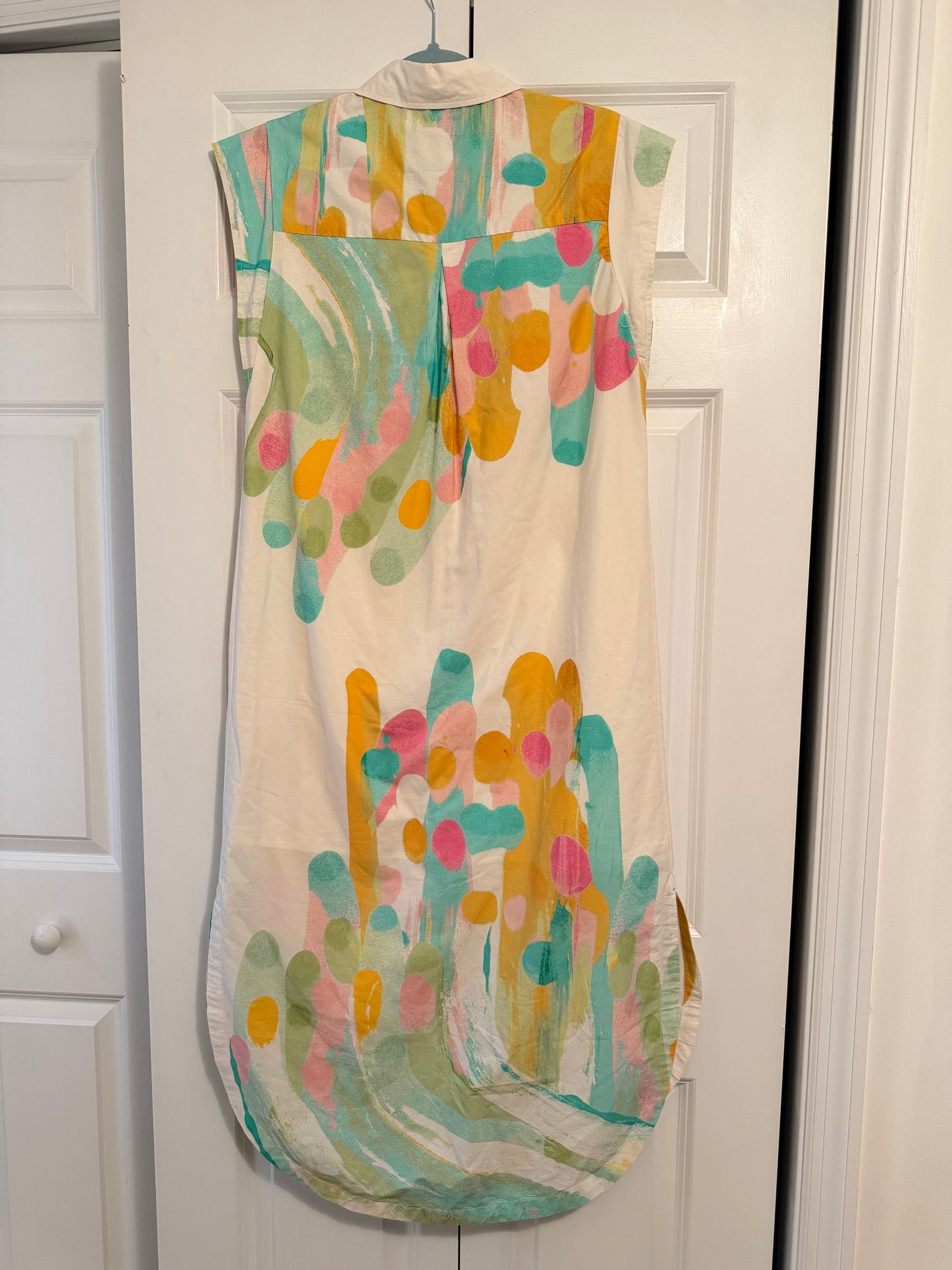 Maeve | Sleeveless Button Down Dress, S