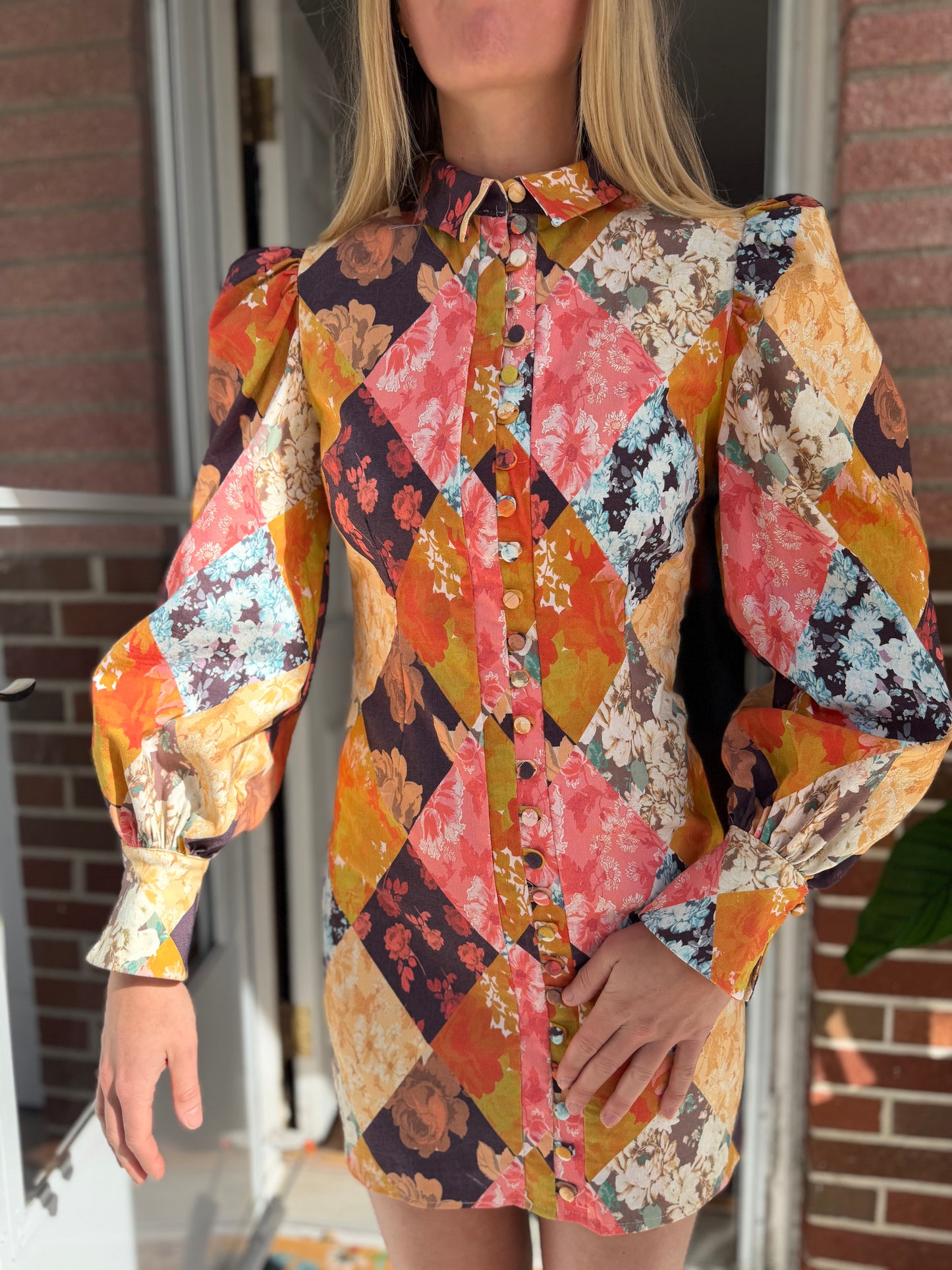 Asos | Floral Button Up Dress, S