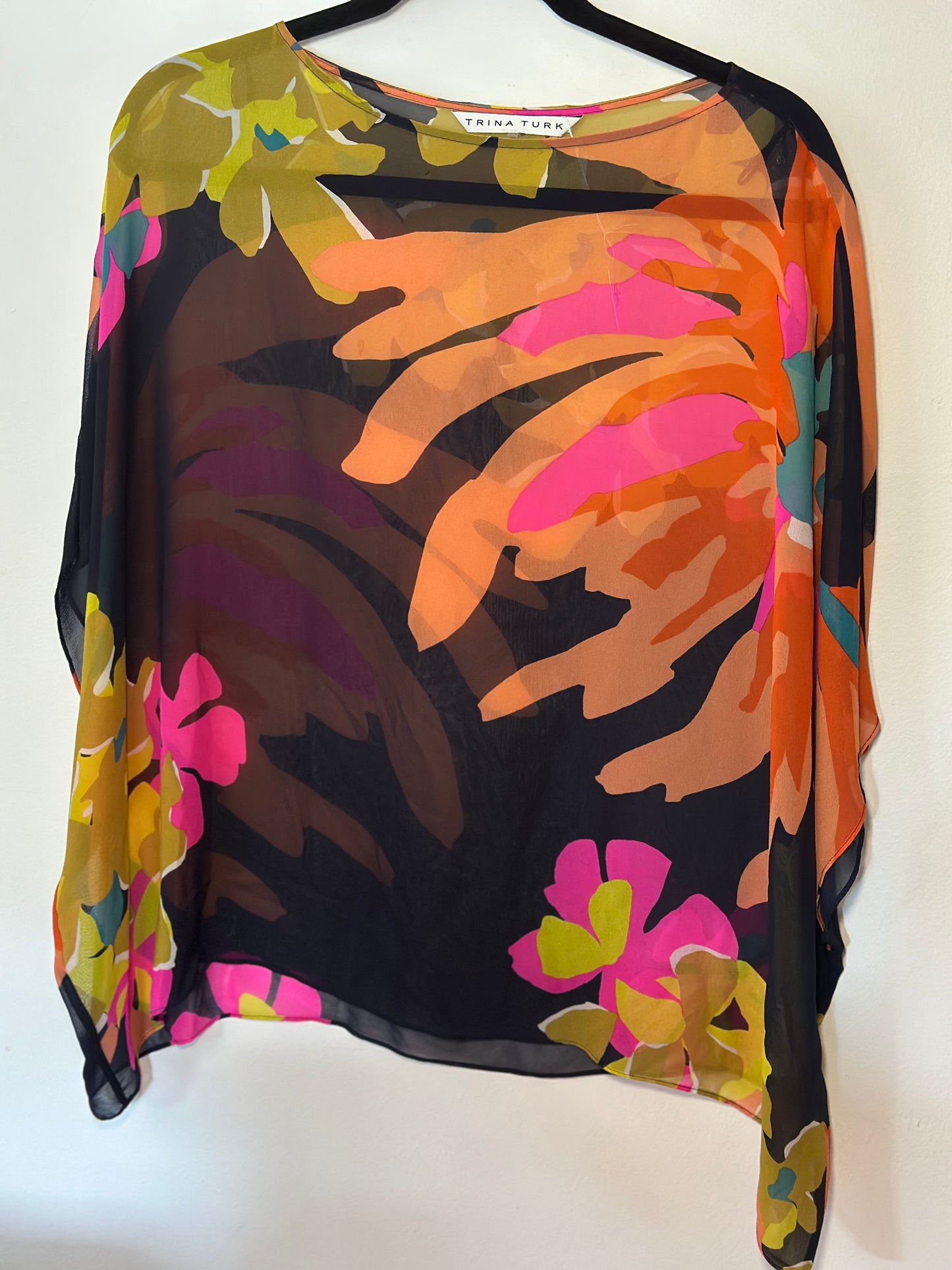 Trina Turk | Sheer Abstract Print Chiffon