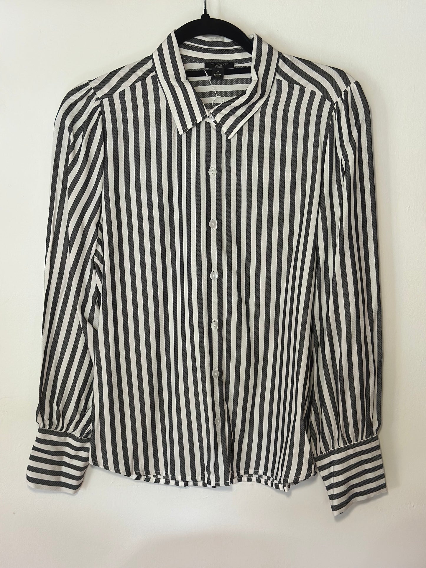 Ann Taylor | Striped Long Sleeve Top