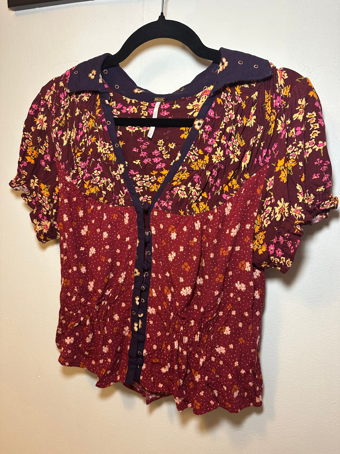 Free People | Floral Blouse