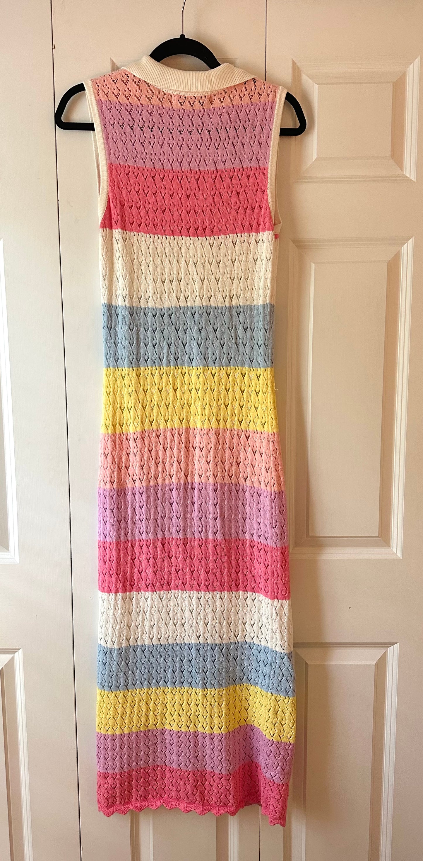 English Factory | Crochet Knit Maxi Dress