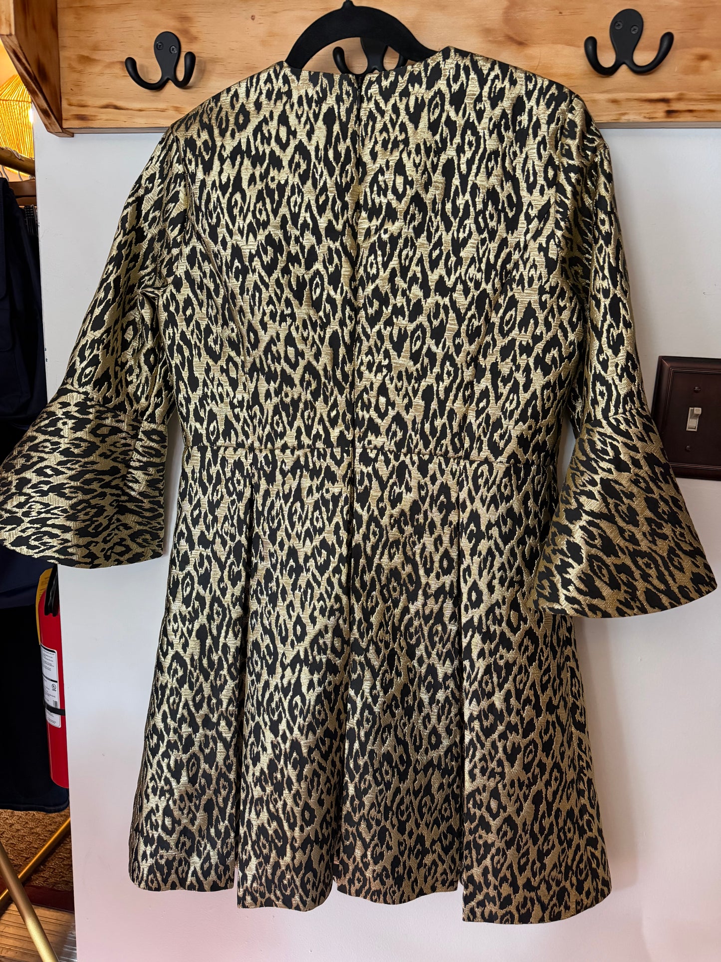 Tuckernuck | Gold Leopard Mel Dress, M