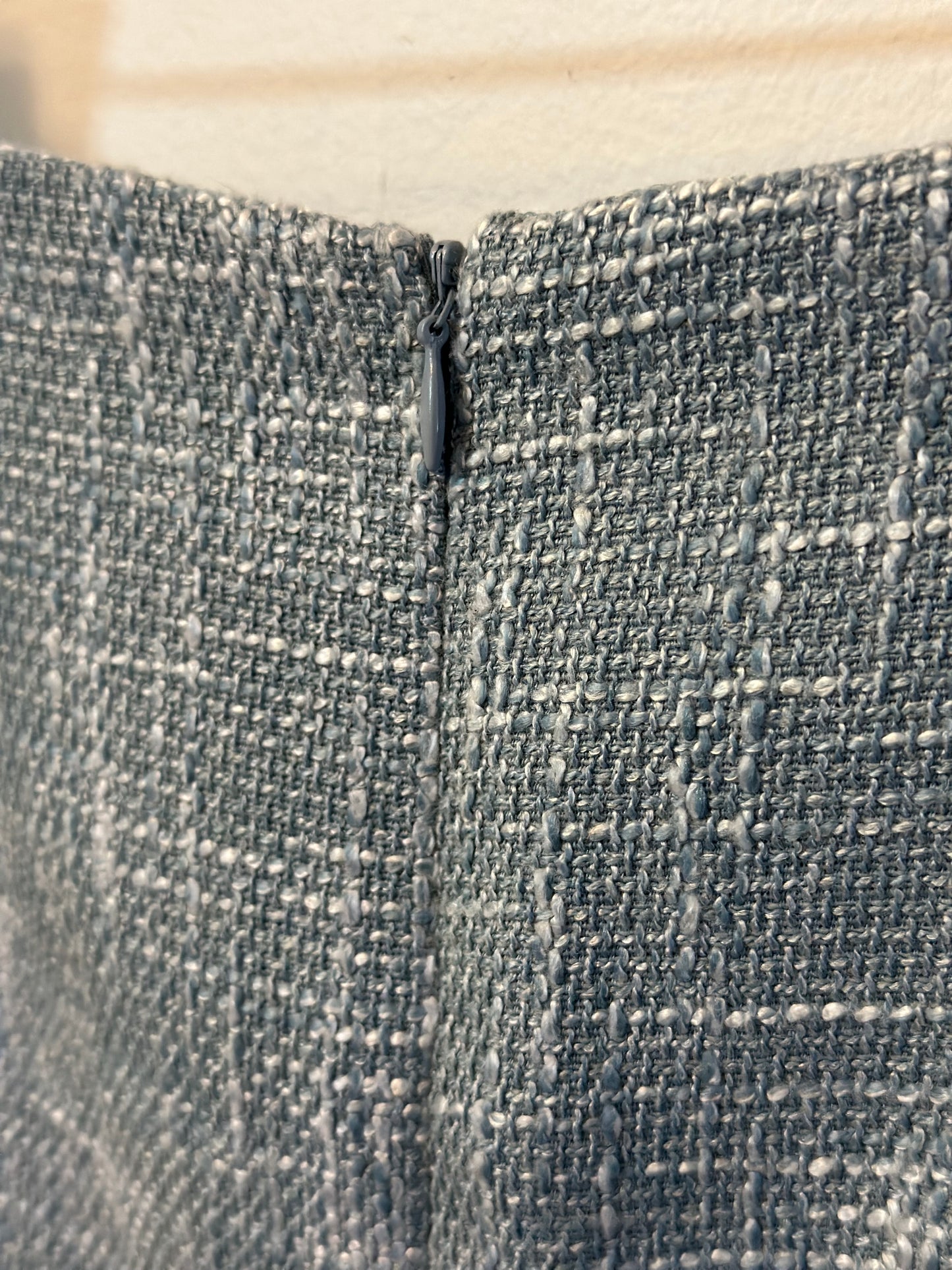 LuLus | Main Idea Light Blue Tweed Mini Skirt