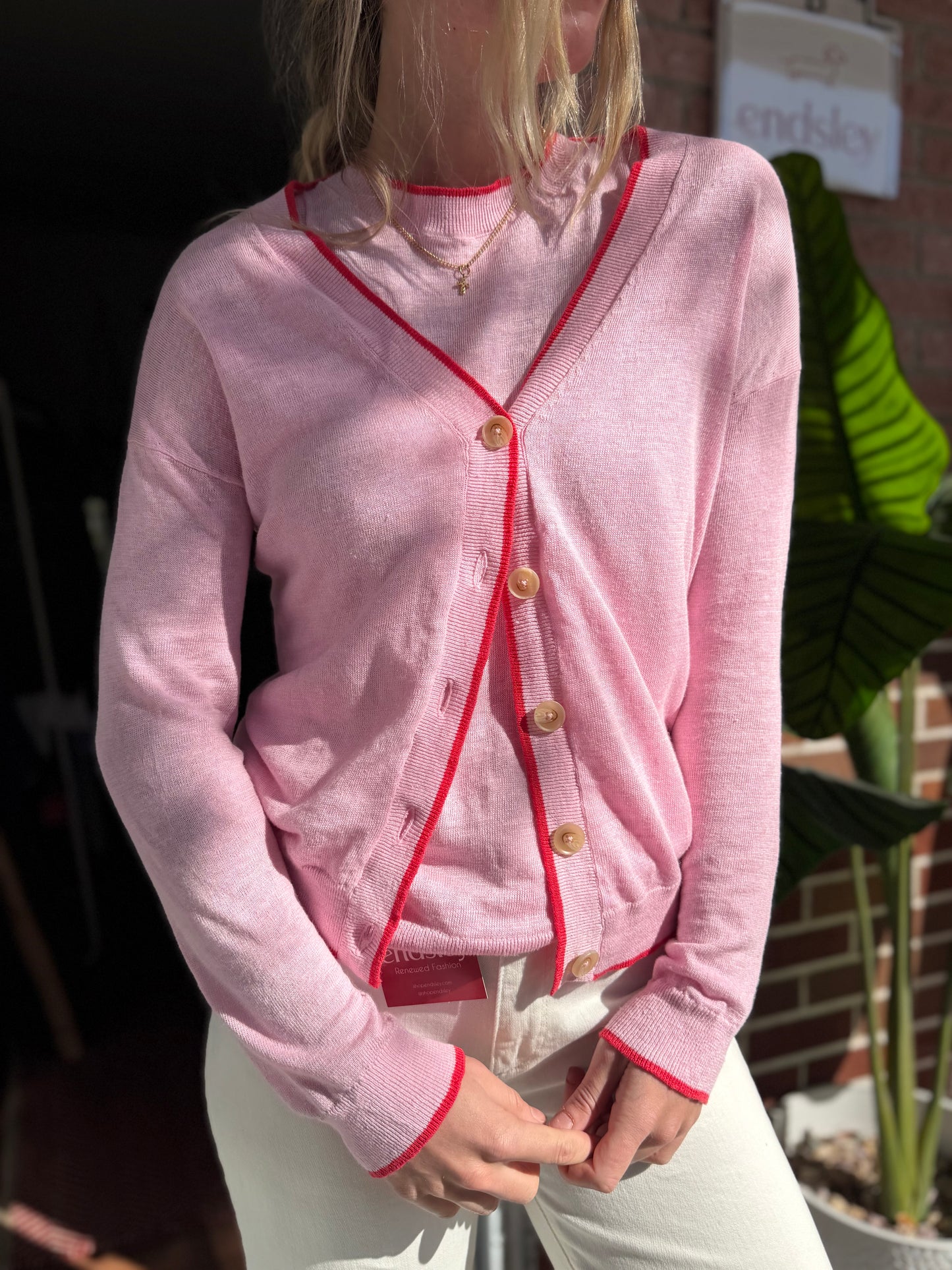 Boden | 100% Linen Cardidan Set, XS