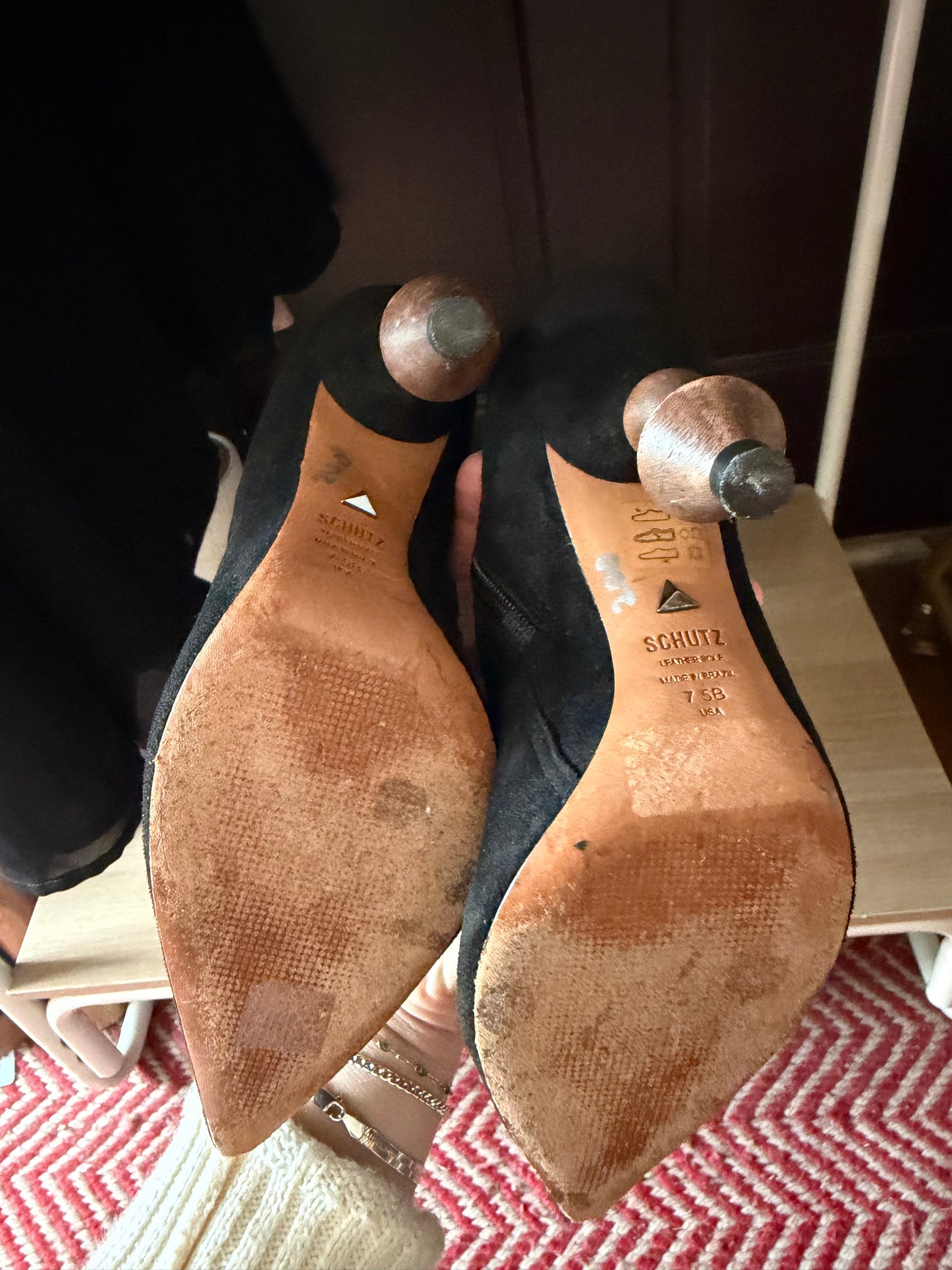 Schutz | Suede Boot Heels, 7.5