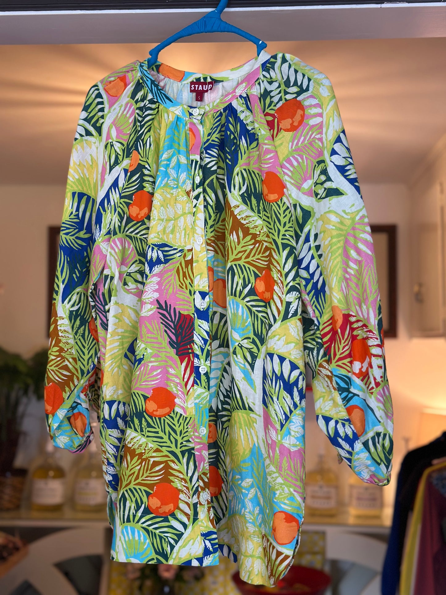 Staud | Vincent Printed Linen Tunic