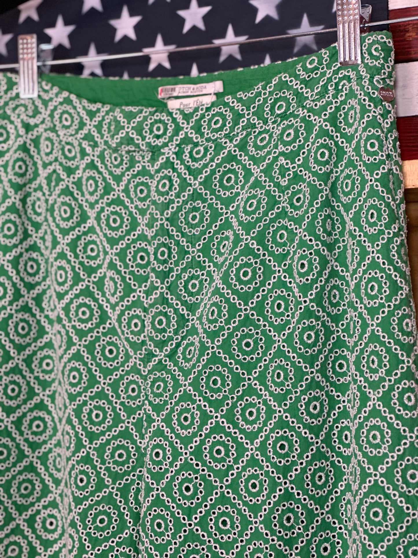 Scotch & Soda | Green Embroidered Patterned Pants