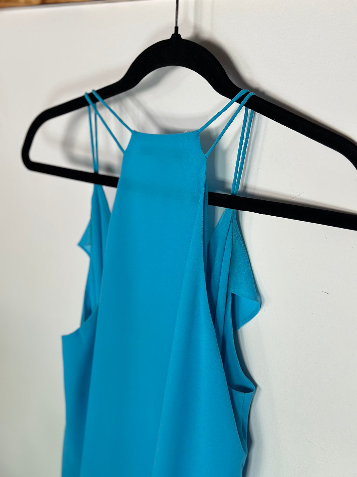 Naked Zebra | Light Blue Ruffle Cami