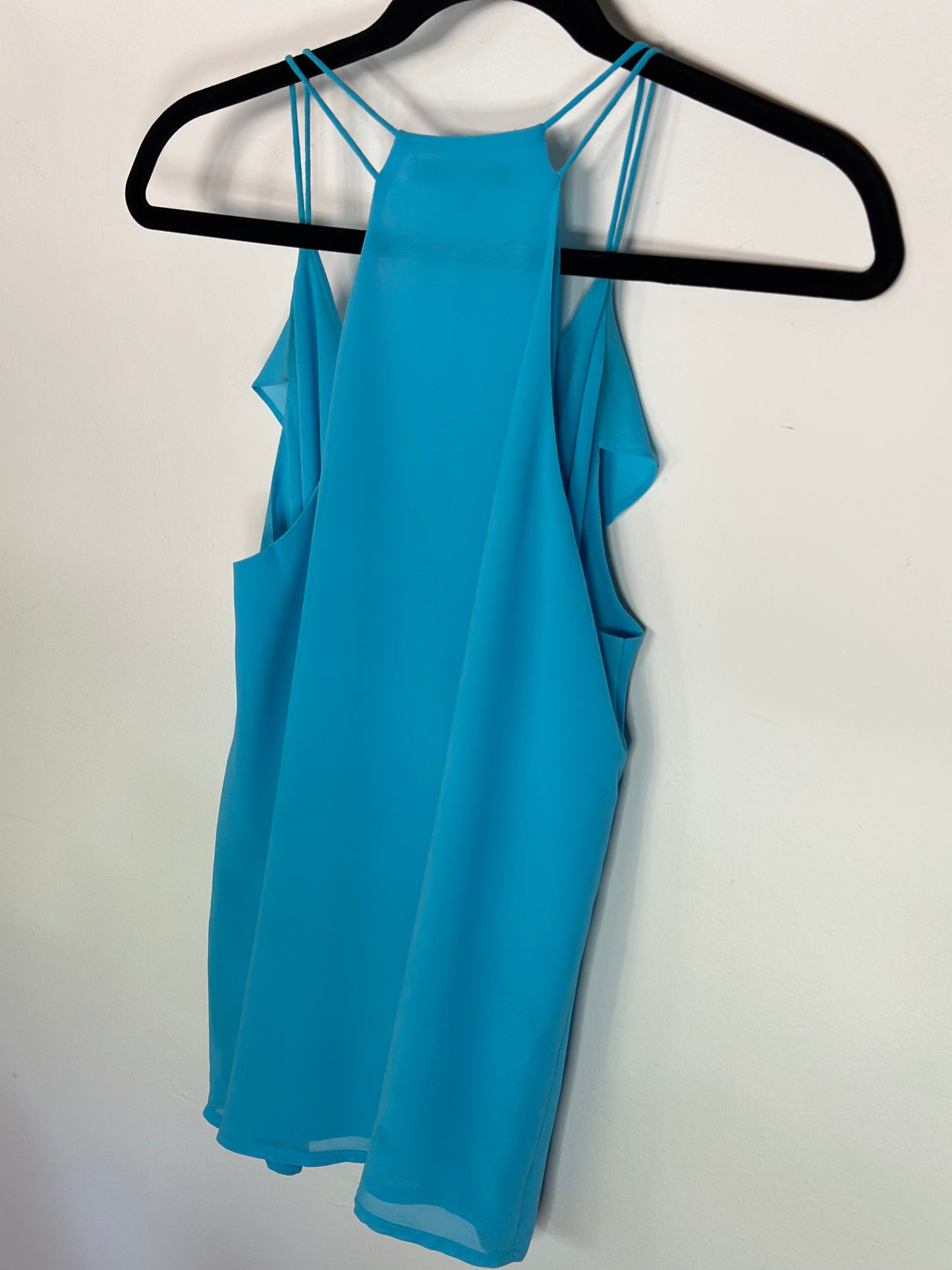 Naked Zebra | Light Blue Ruffle Cami
