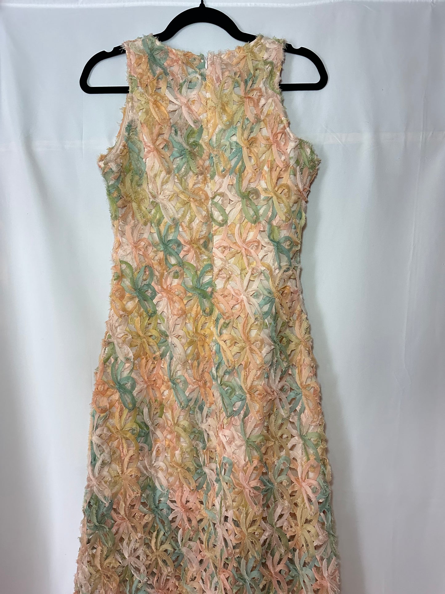 Endless Rose (Anthropolgie) | Multi Color Sleeveless Textured Midi Dress, S