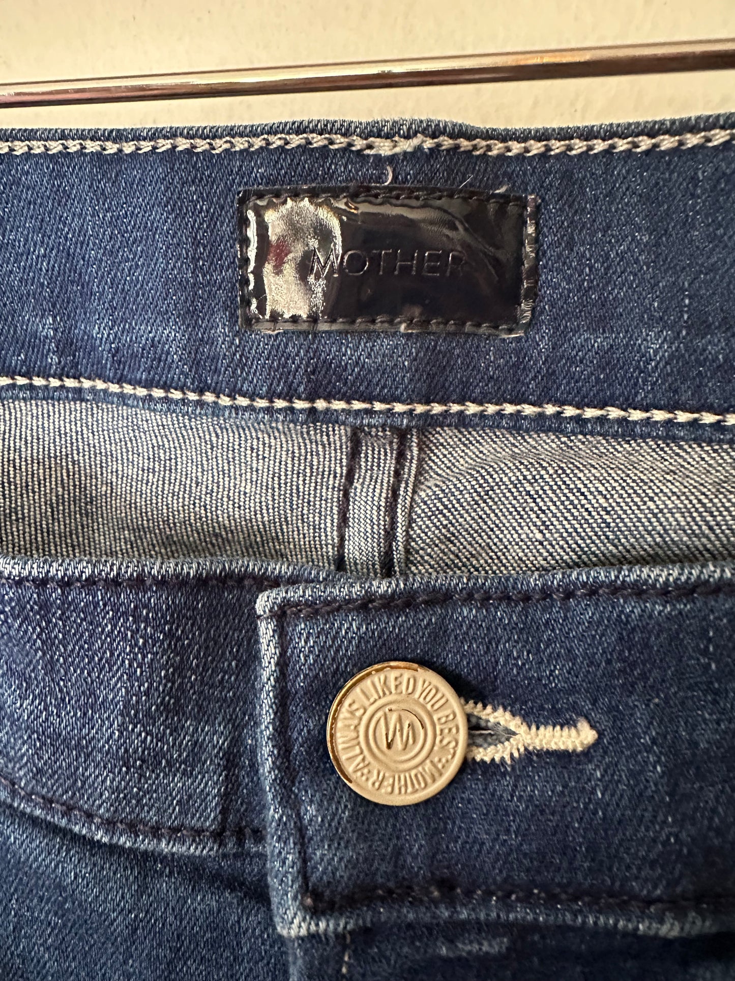 Mother | The Mid Rise Dazzler Crop Fray, 30
