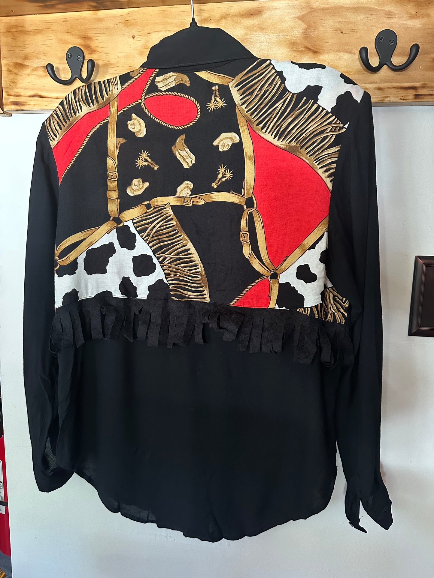 Susan Graver | Vintage Western Print Top