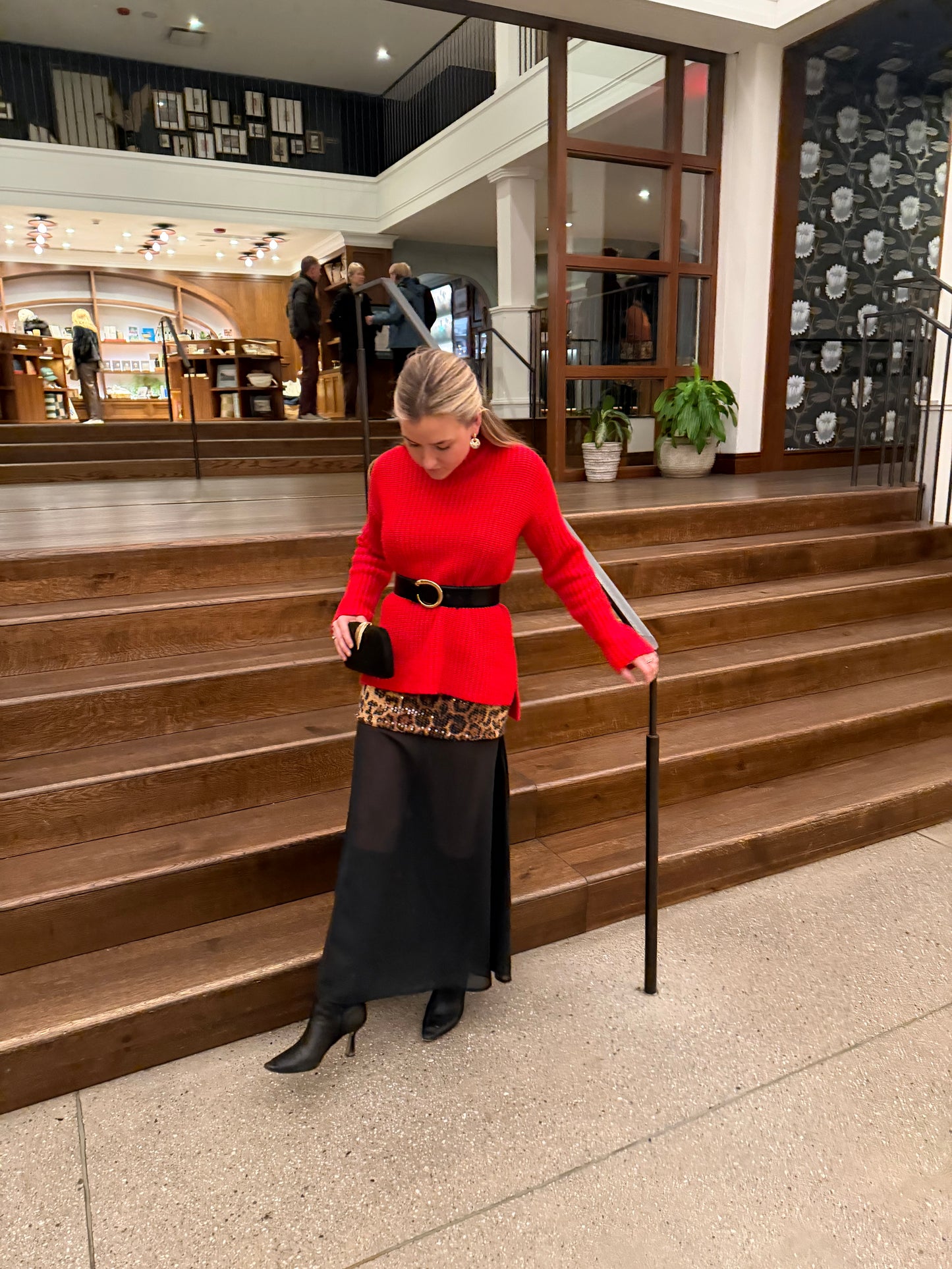 Shein | Sequin Leopard Top, XS