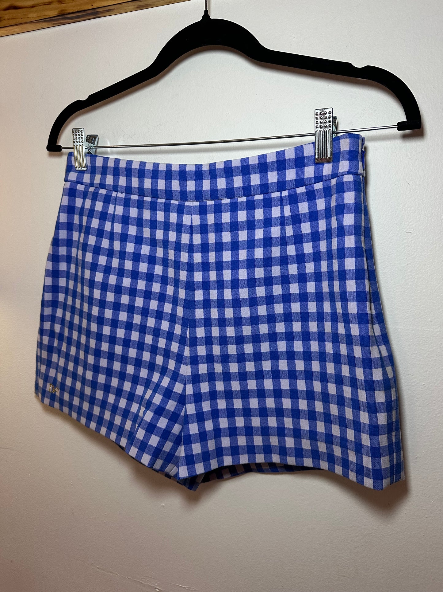 DianeVonFurstenburg | Blue Gingham Shorts