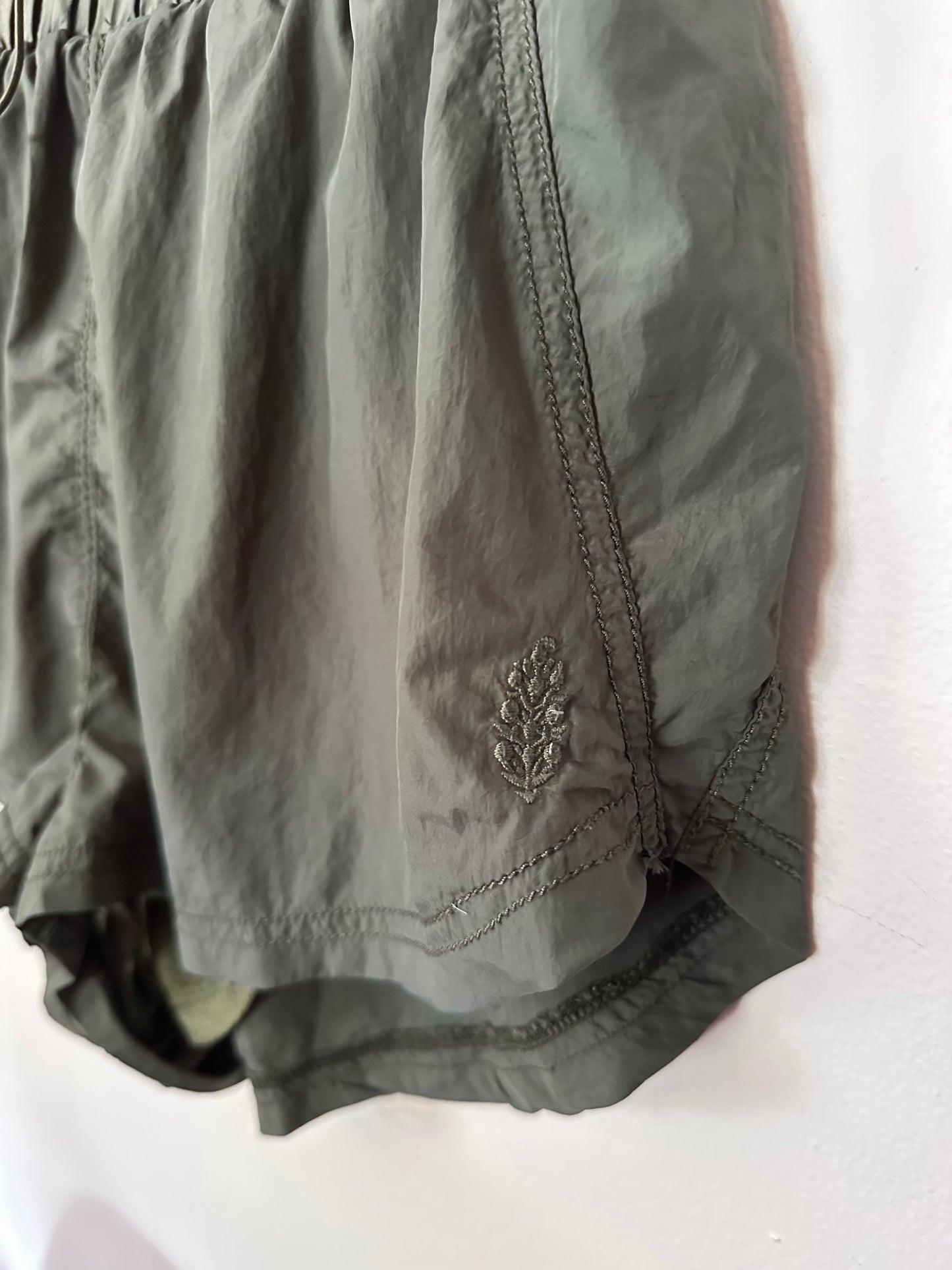 Free People | Army Green Athletic Short