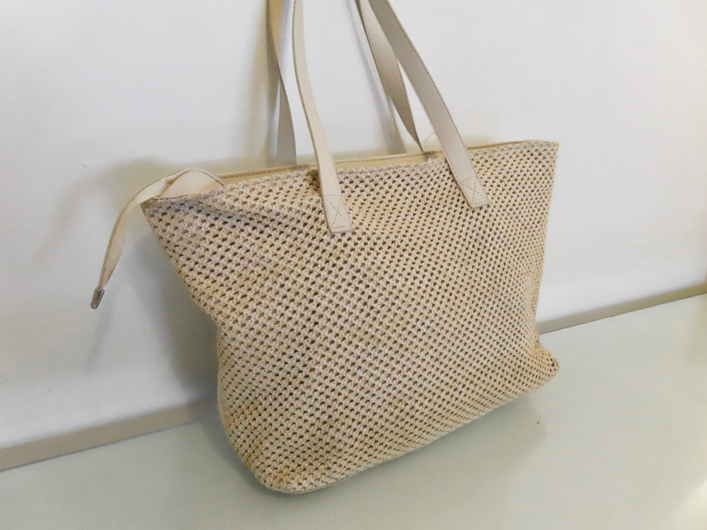 Medium Rattan Beach Bag
