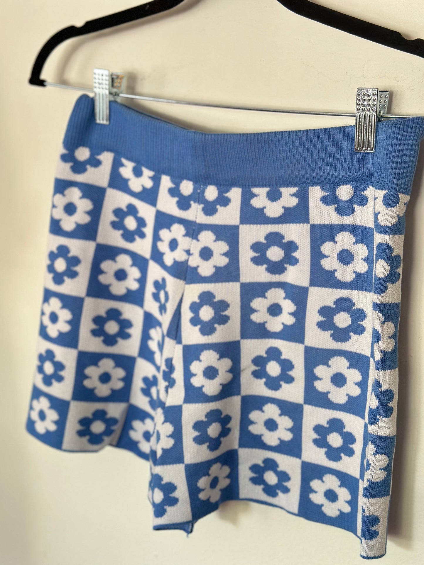 Blue Floral Stretchy Set