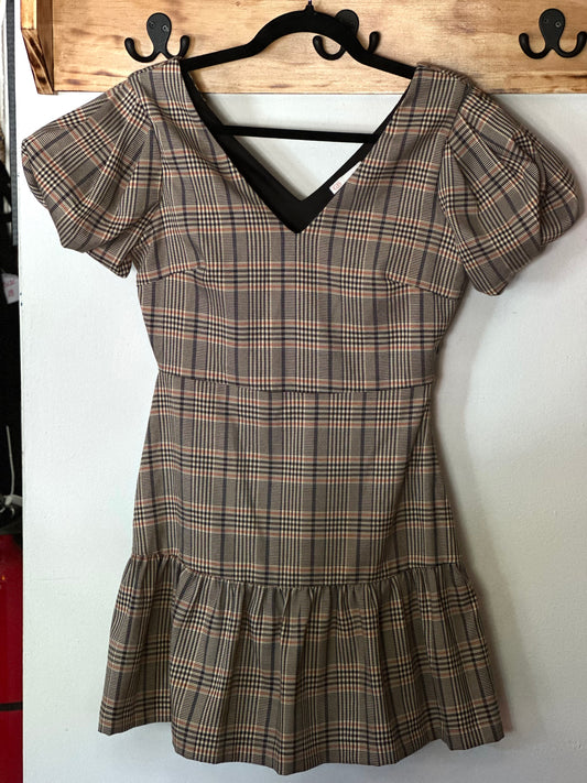 GB | Plaid Baby Doll Dress