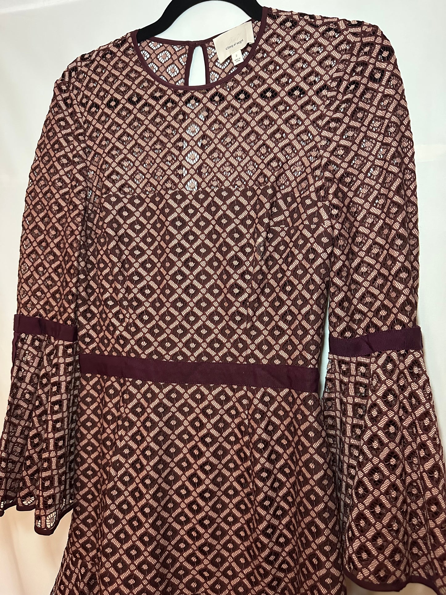 Cinq à Sept | Long Sleeve Plum Dress