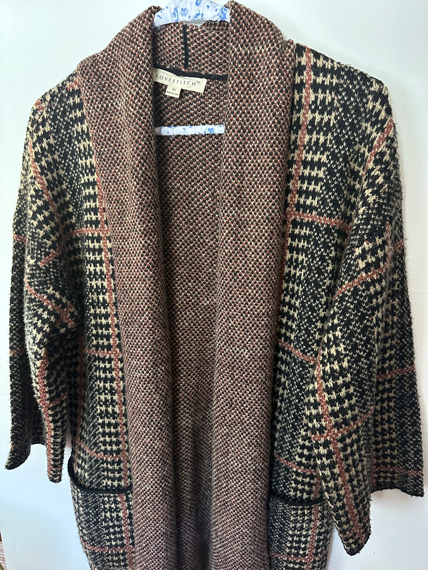 Love Stitch | Oversized Cardigan, M