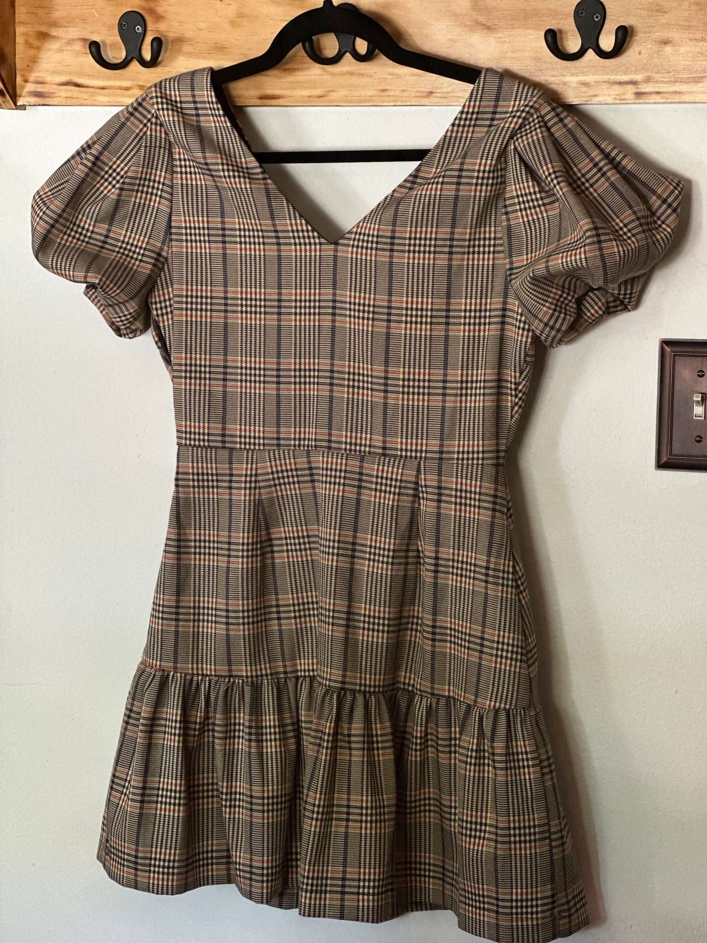 GB | Plaid Baby Doll Dress