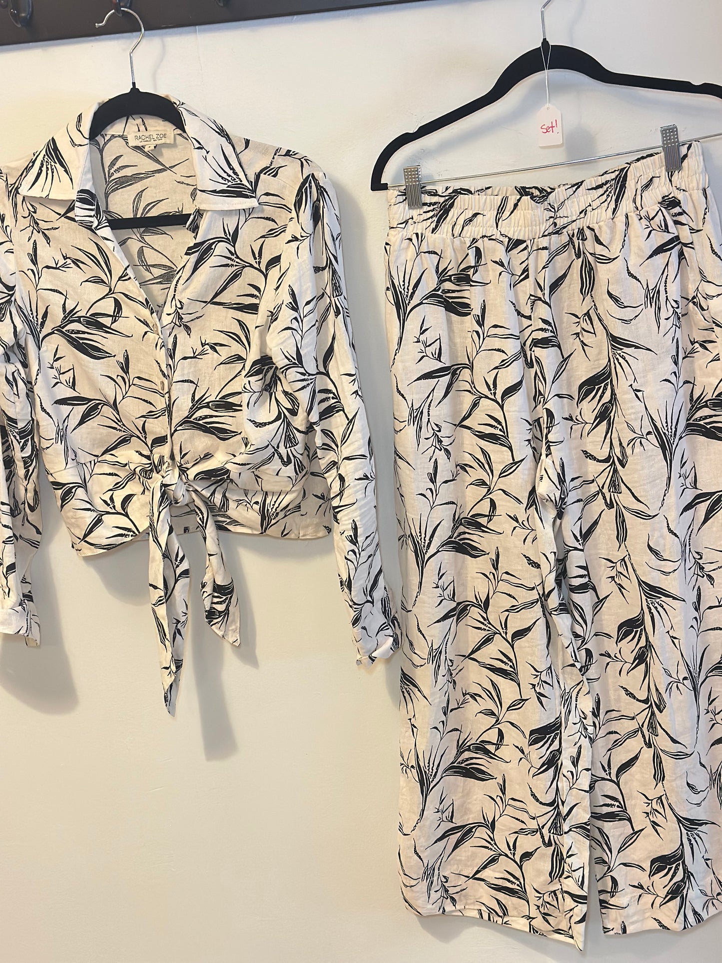 Rachel Zoe | Linen Printed Set