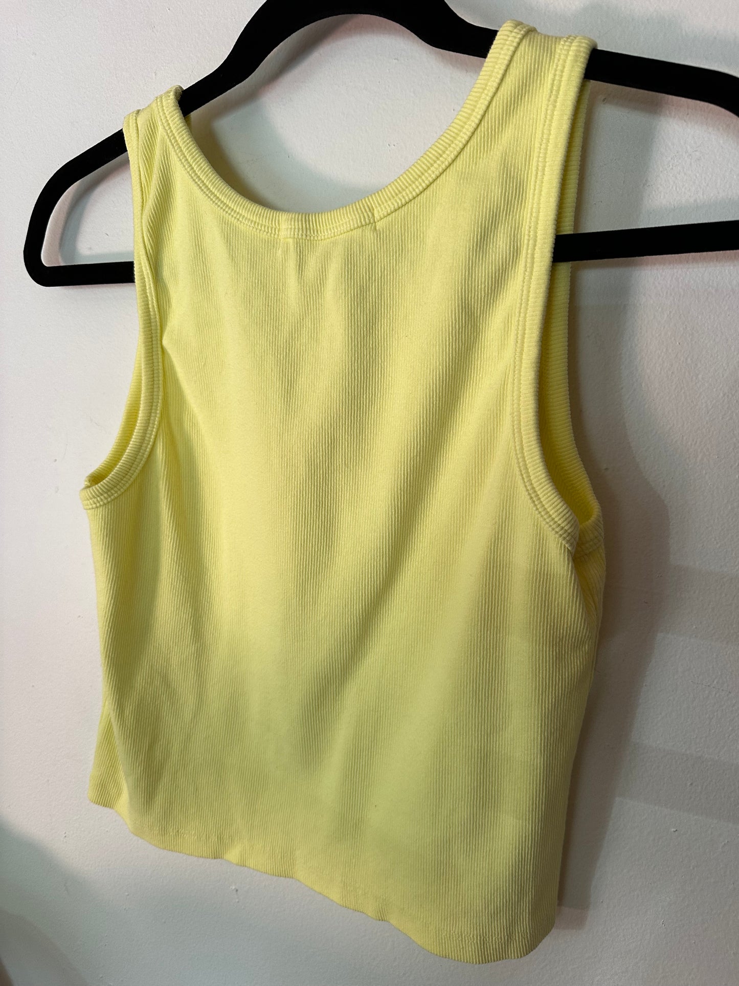 Perfectwhitetee | Ribbed Bright Yellow Tank