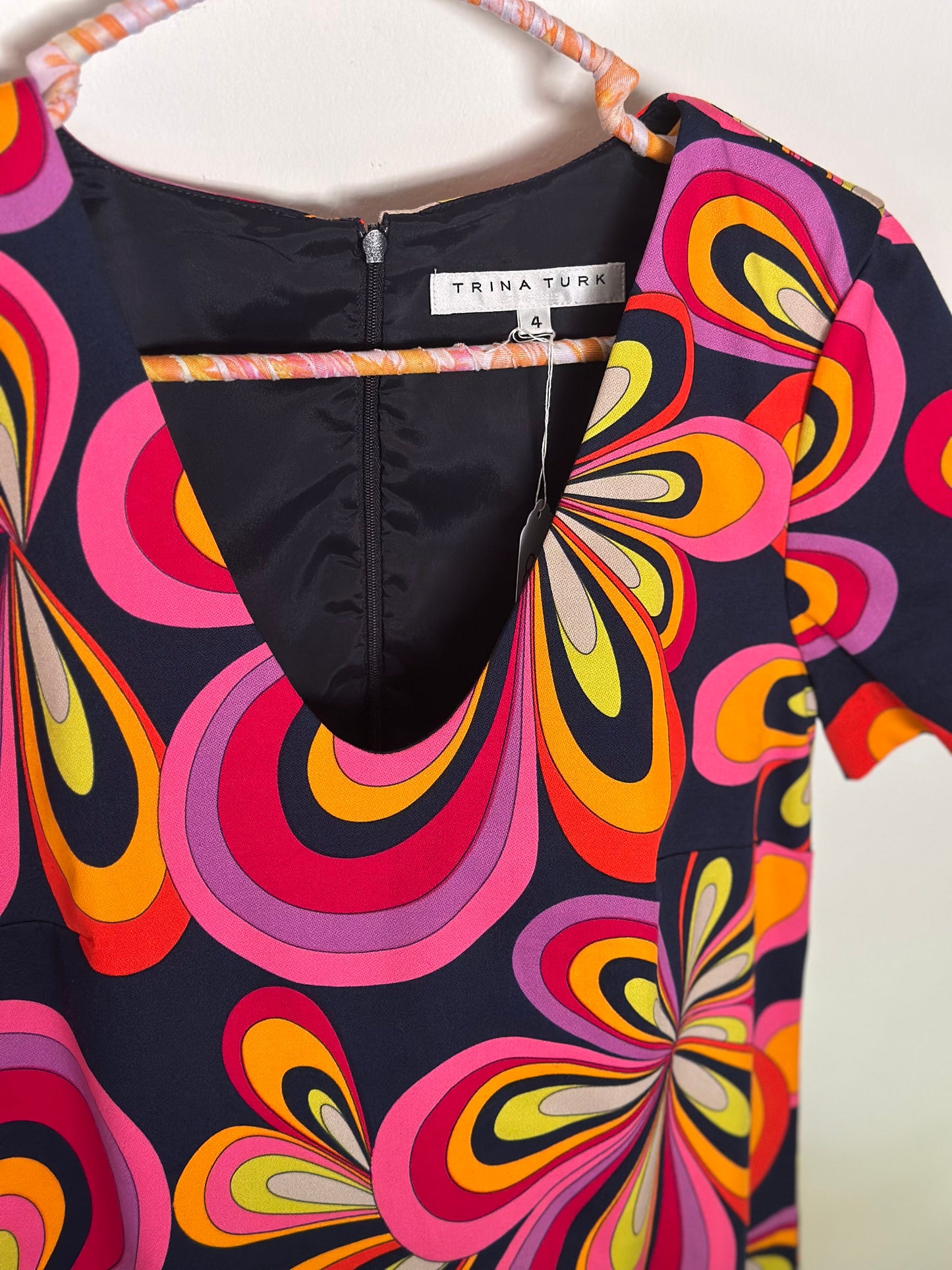 Trina Turk | Retro Floral Print Dress