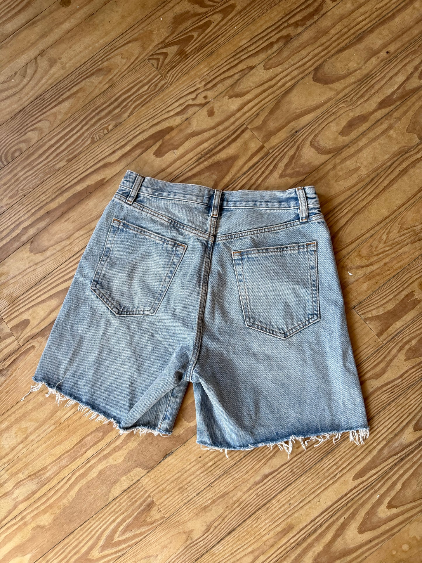 Frame | Long Denim Shorts, 29