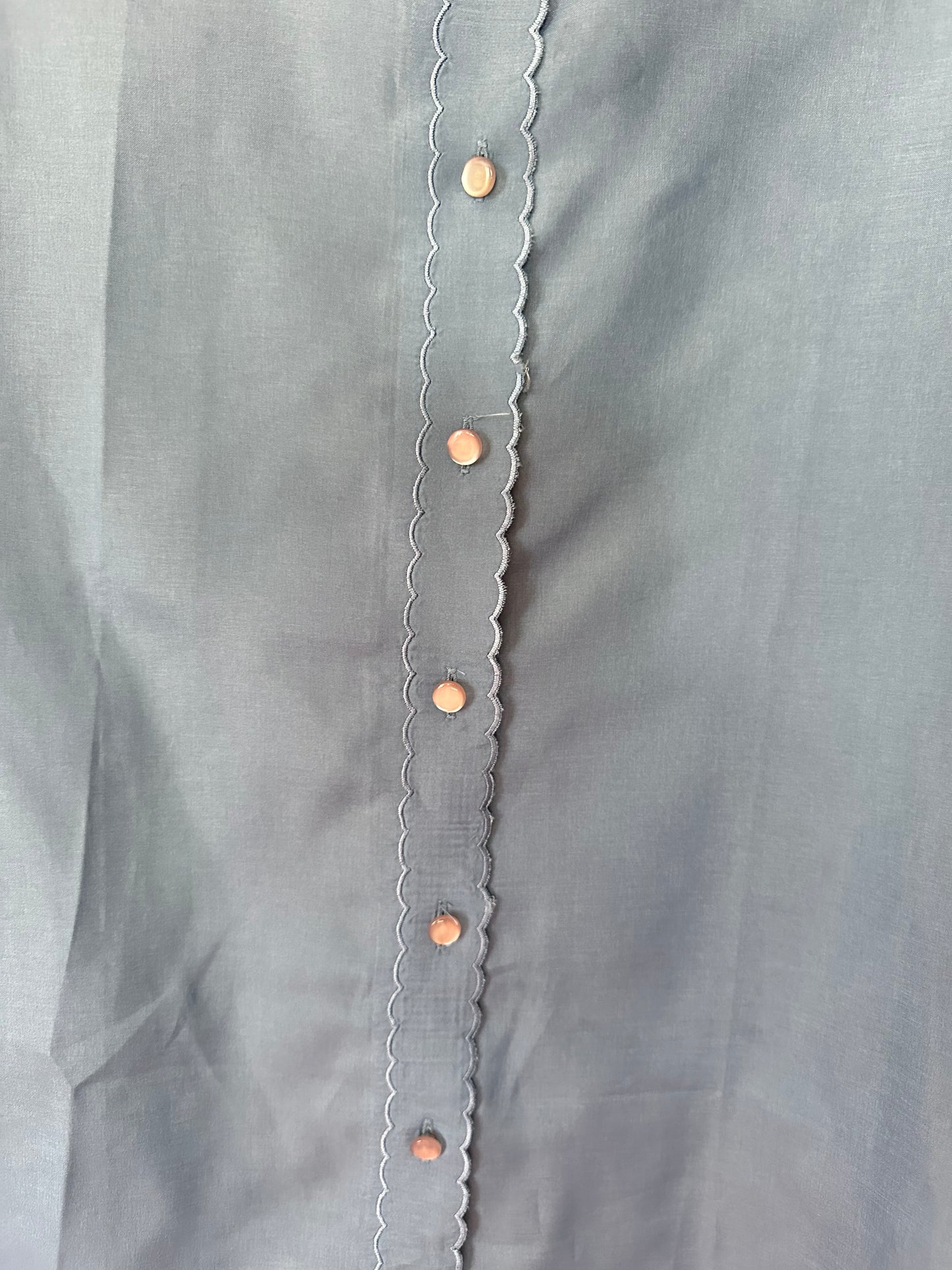 Silk Button Down, S