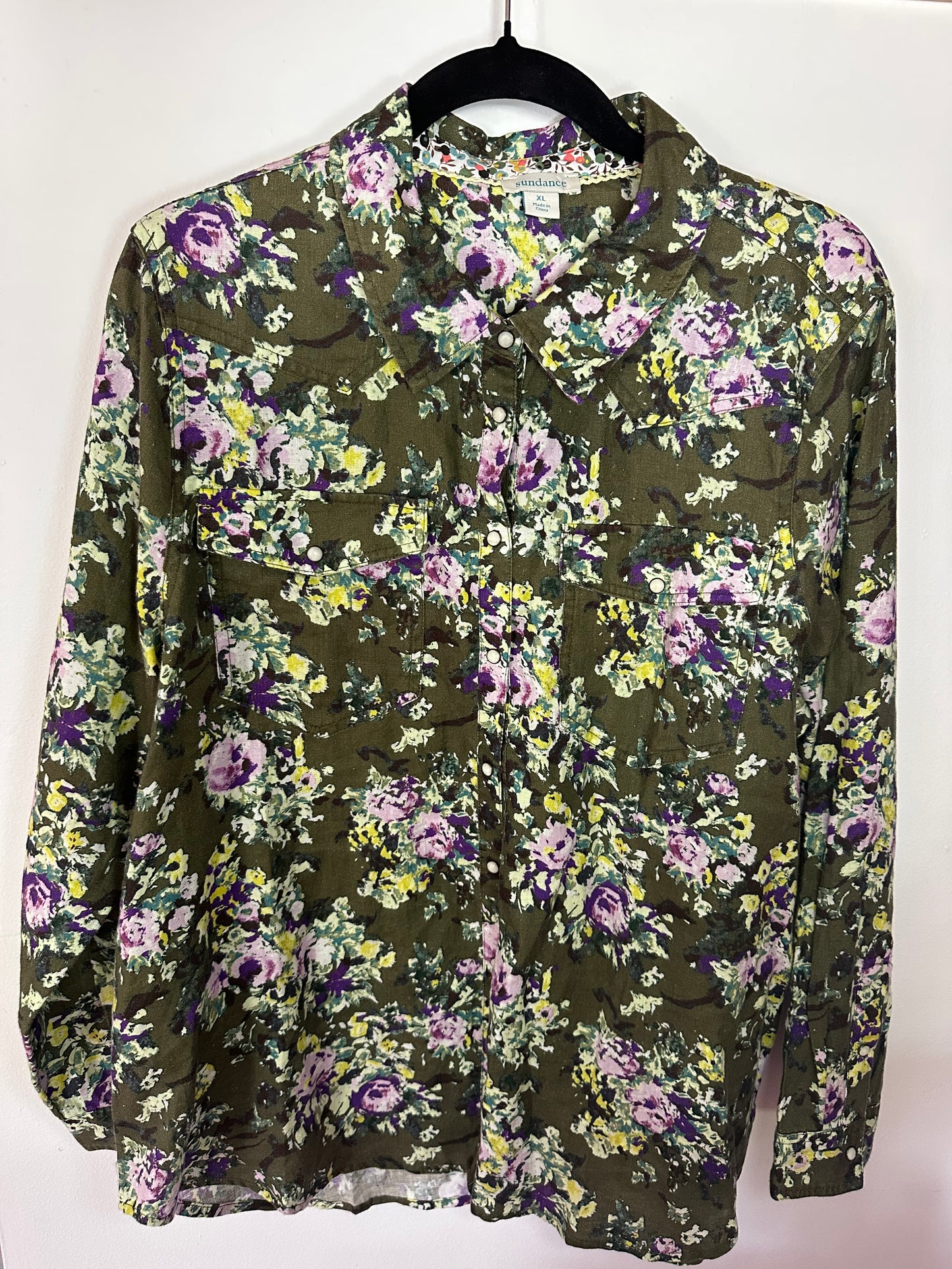 Sundance | Floral Snap-Button Down