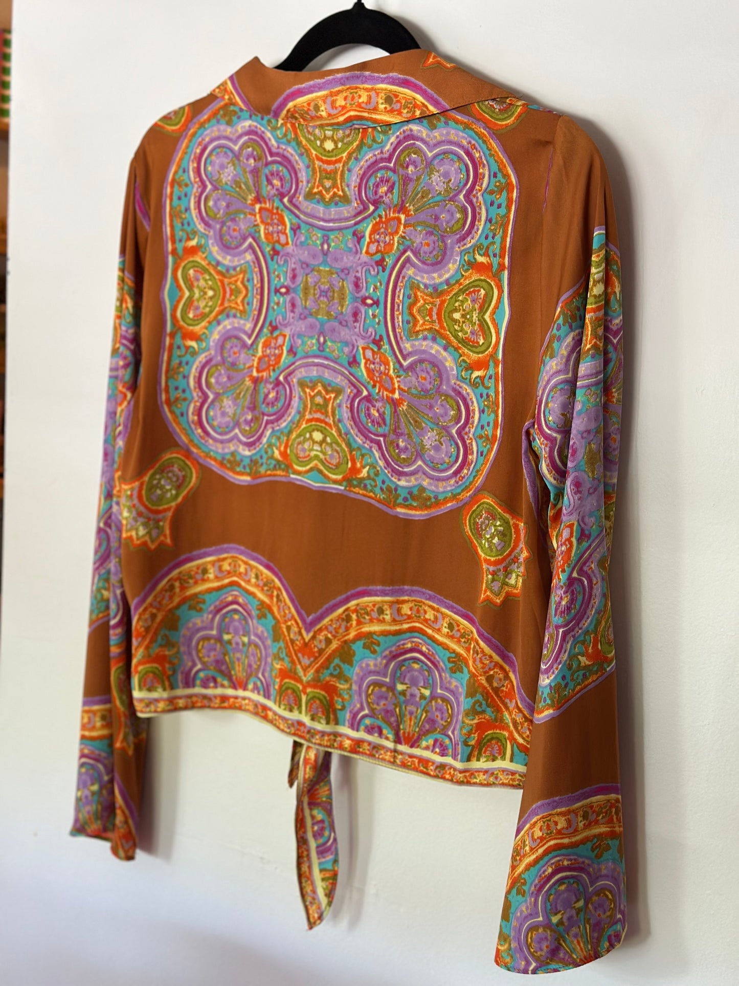 Rachel Zoe | Long Sleeve Satin Top