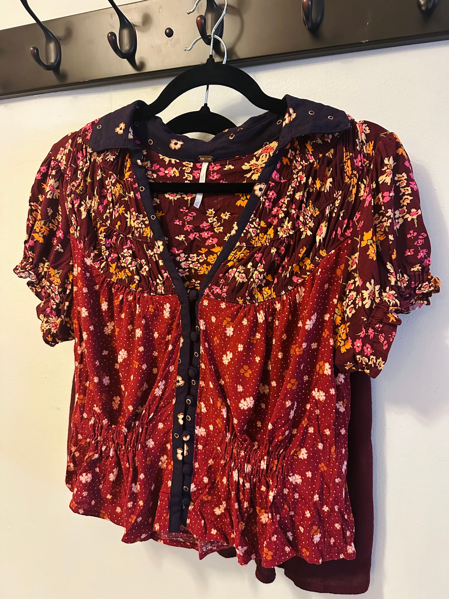 Free People | Floral Blouse