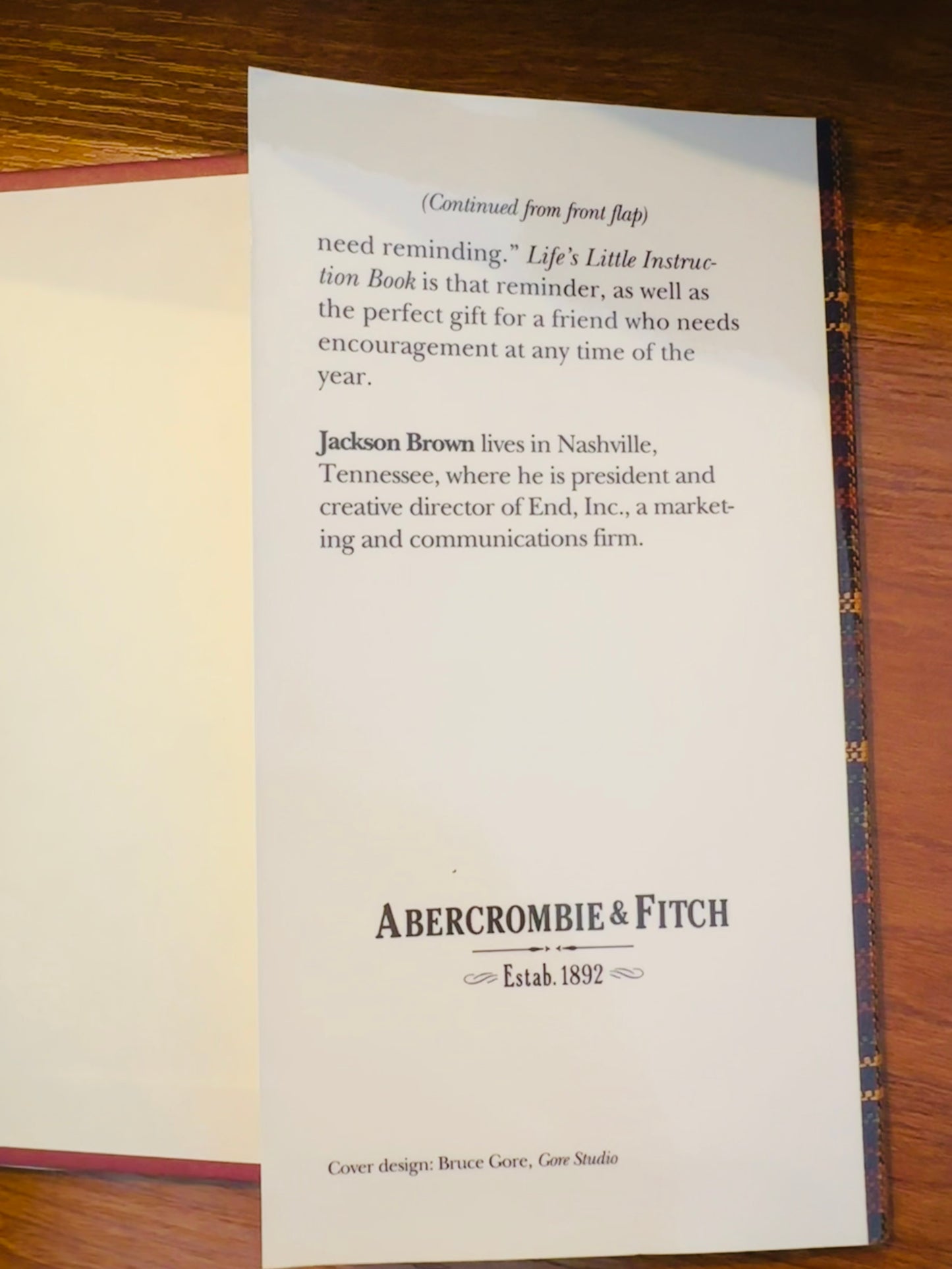Life's Little Instruction Book | Abercrombie & Fitch