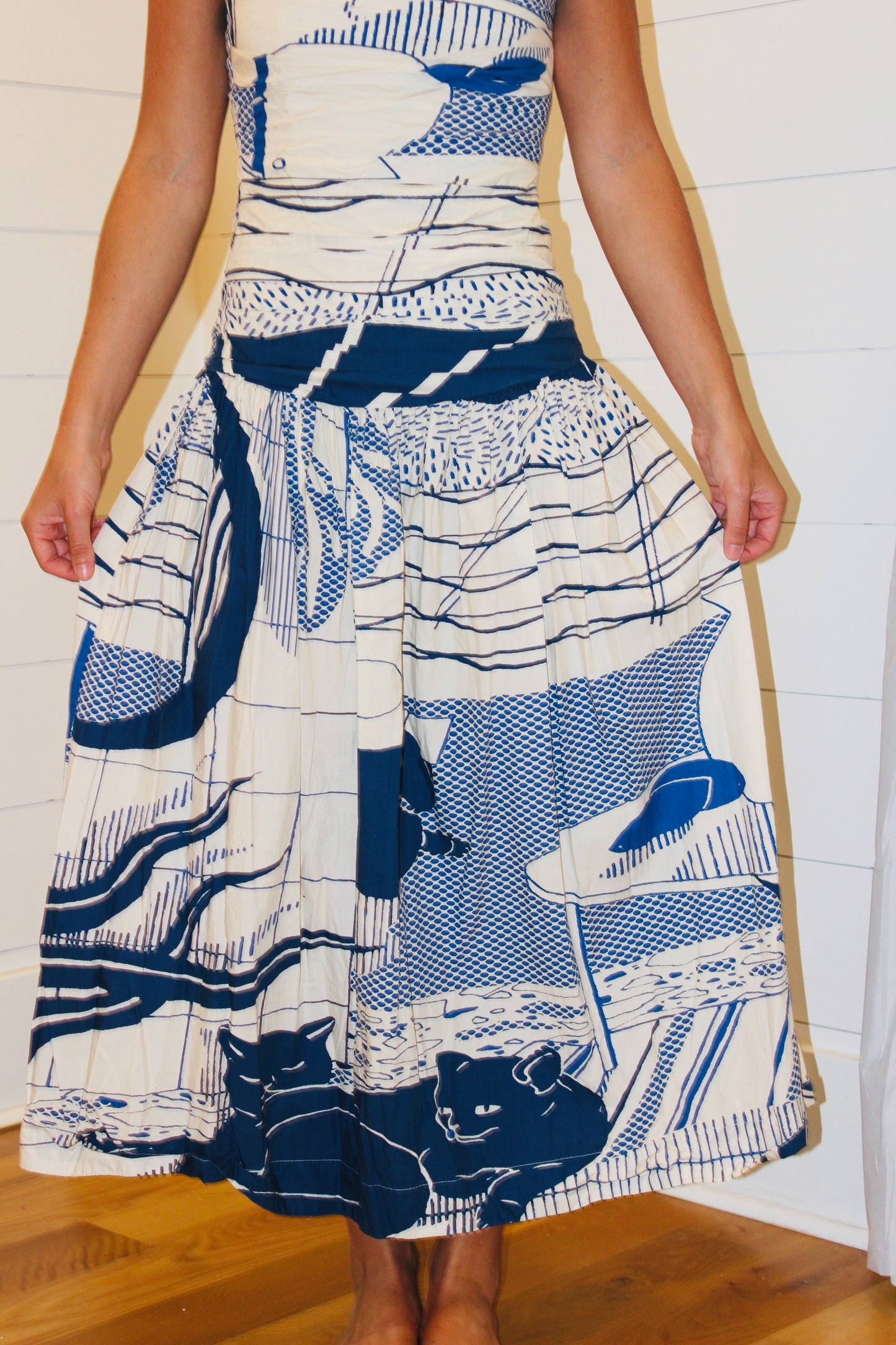 Carolina K | Mala Strapless Midi Dress, M