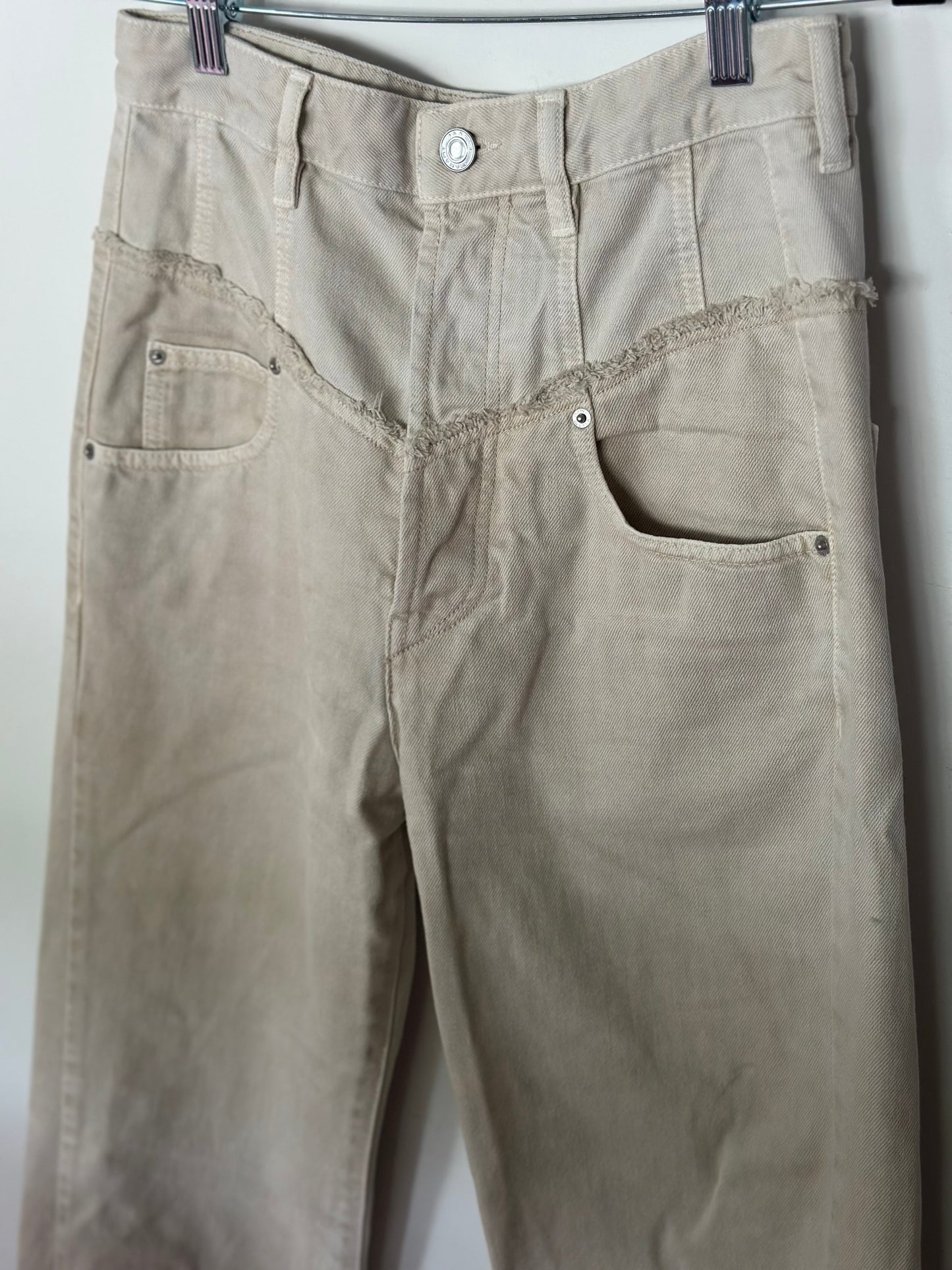 Isabel Marant | Noemie Two-Tone Denim Jeans