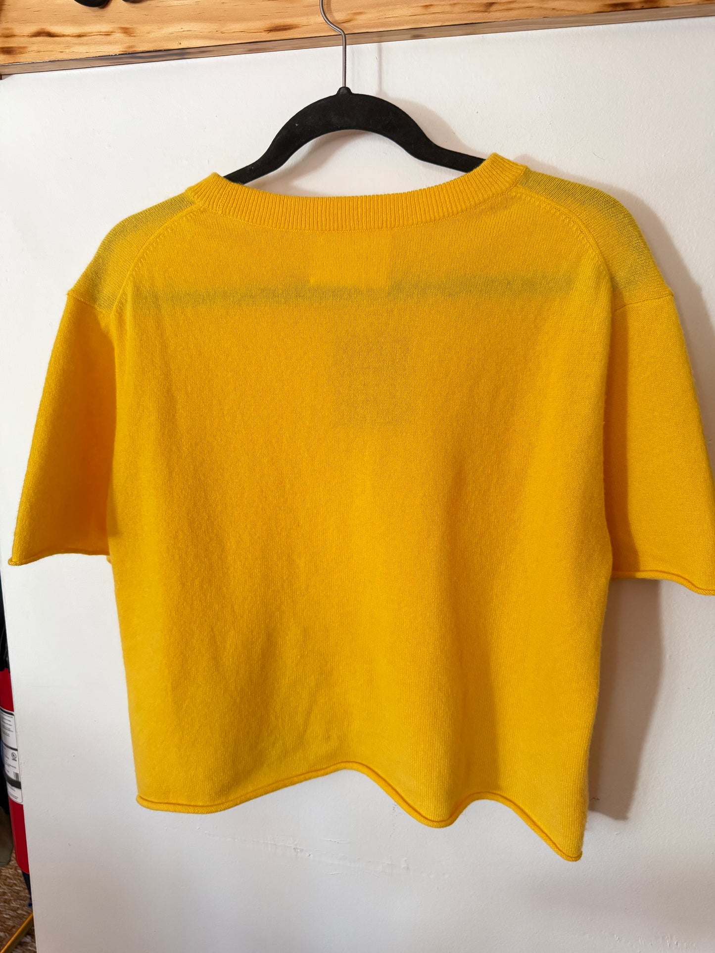 Lisa Yang | 100% Cashmere Short Sleeve Sweater, 0