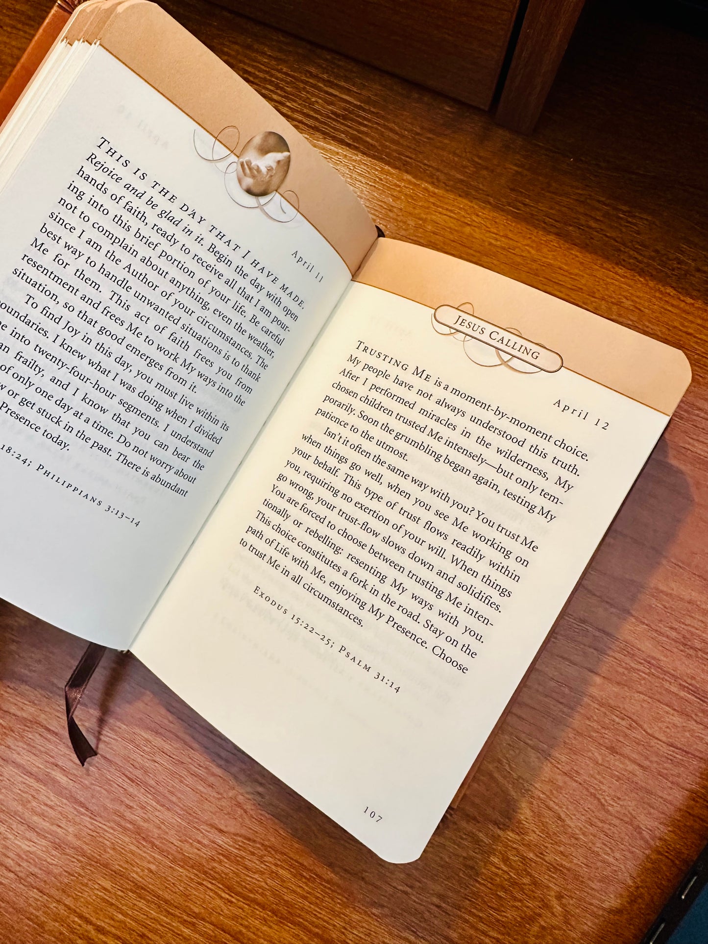 Jesus Calling | Small Brown Leathersoft