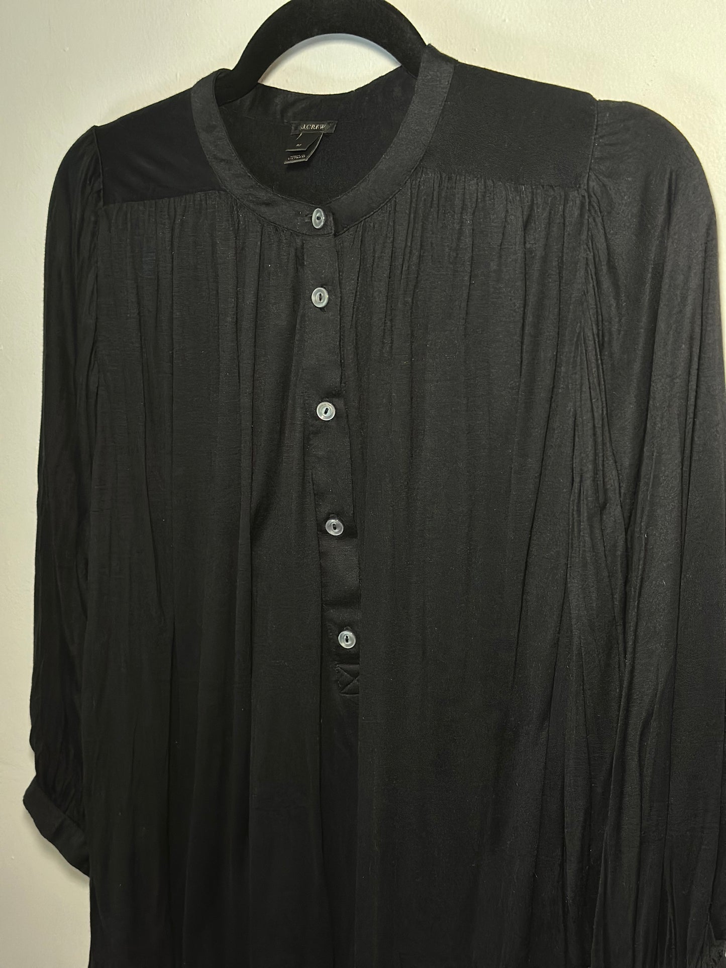 J Crew | Black Long Sleeve Top