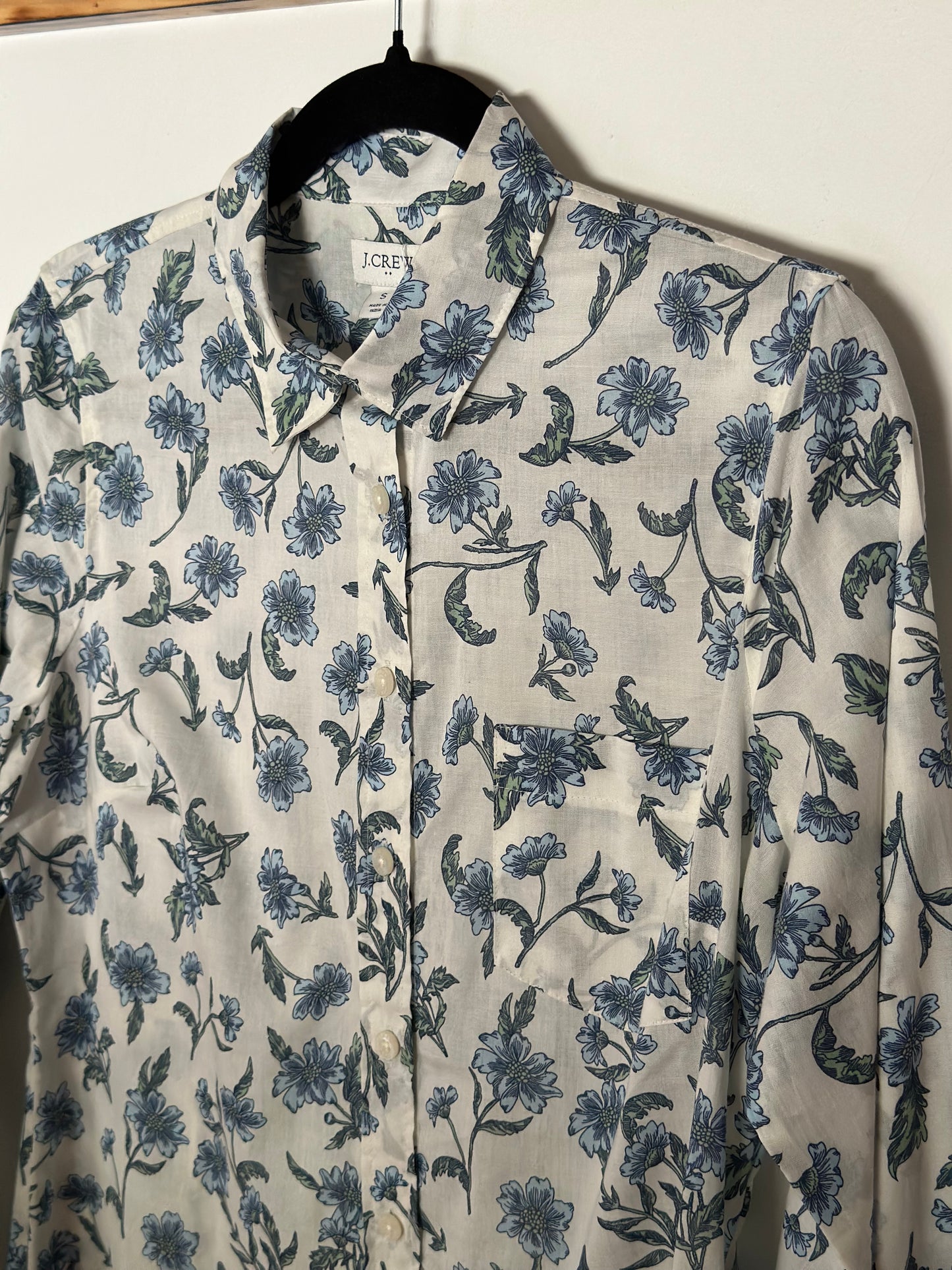 J Crew | Lightweight Floral Button Down