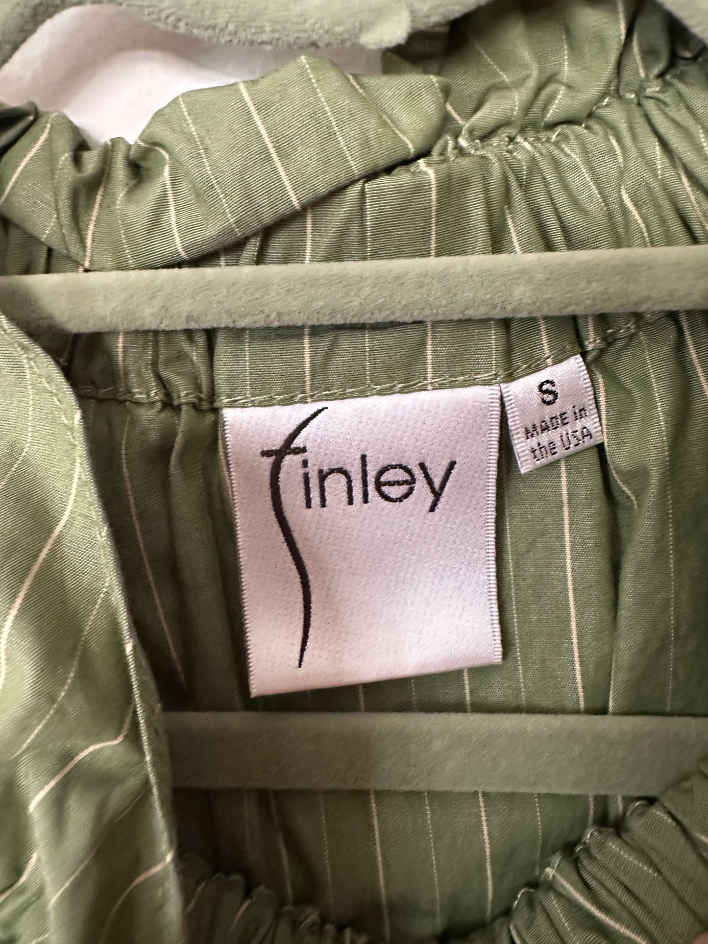 Finley | Jenny Striped Ruffle Top, S