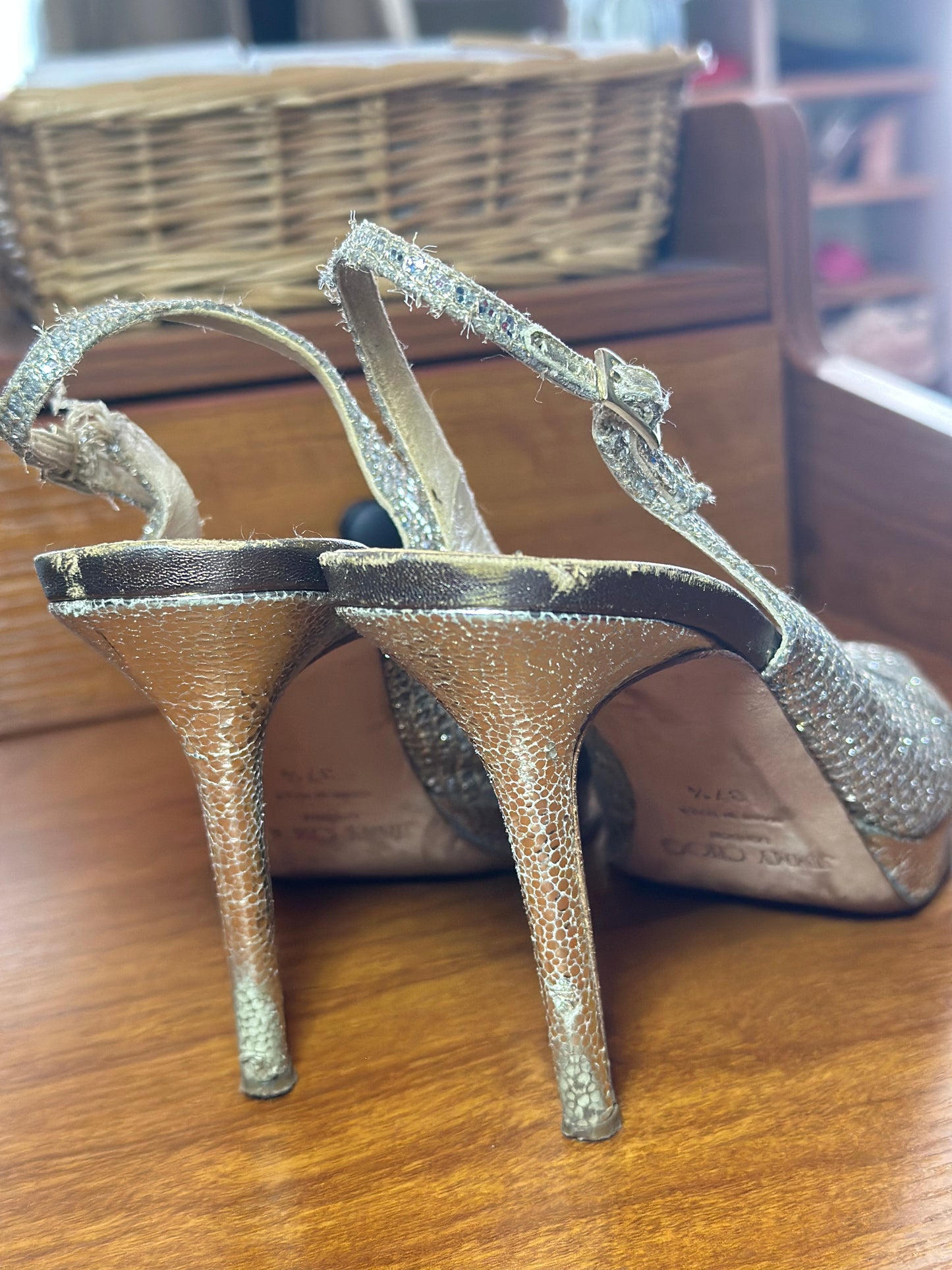 Jimmy Choo | Sparkly Heels